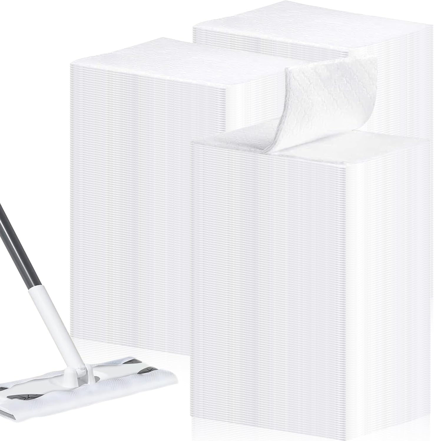 FWEEK 320 Count Dry Mop Cloths for Swiffer Dust Hair Removal