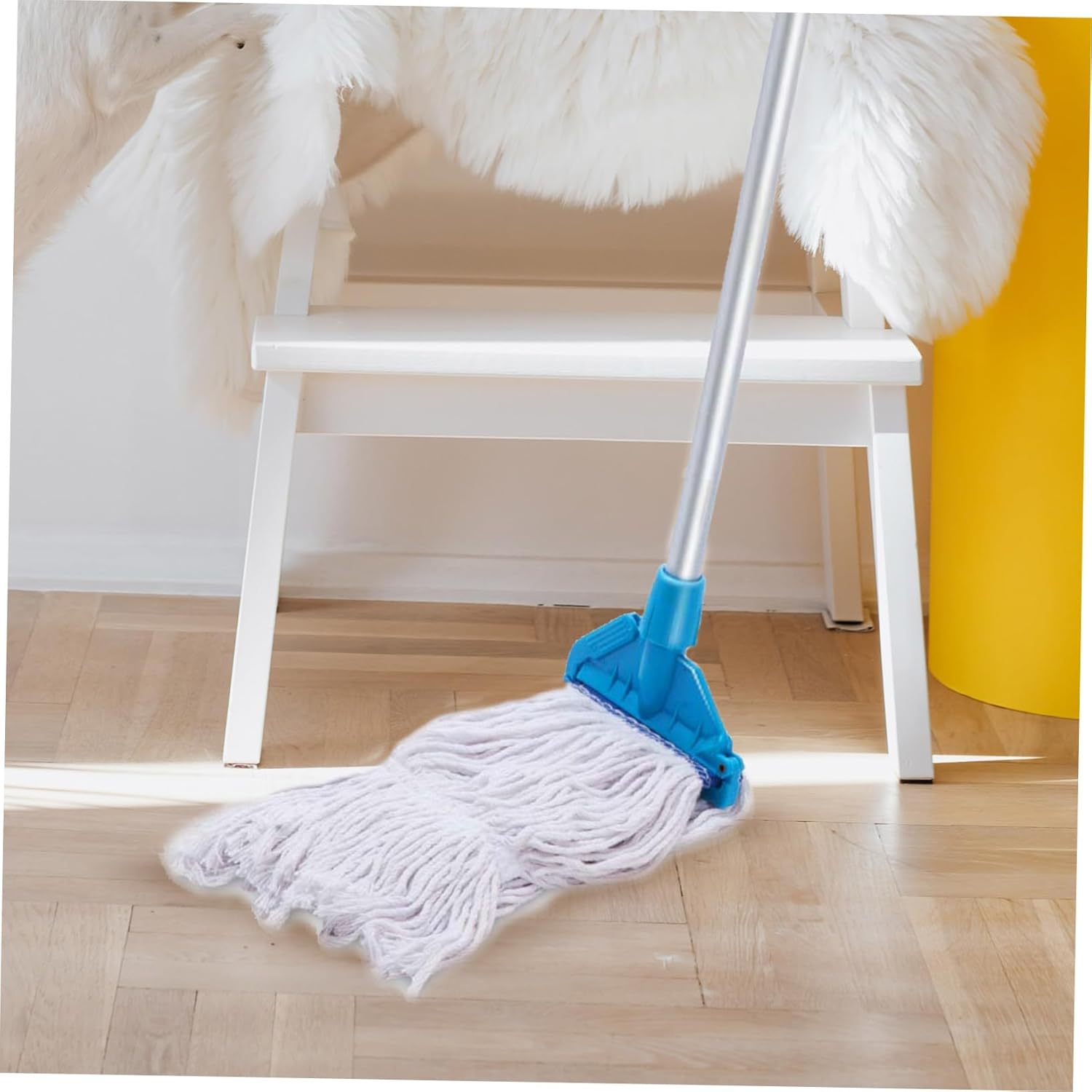 PACKOVE Cotton String Mop Head Reusable Replacement Pad