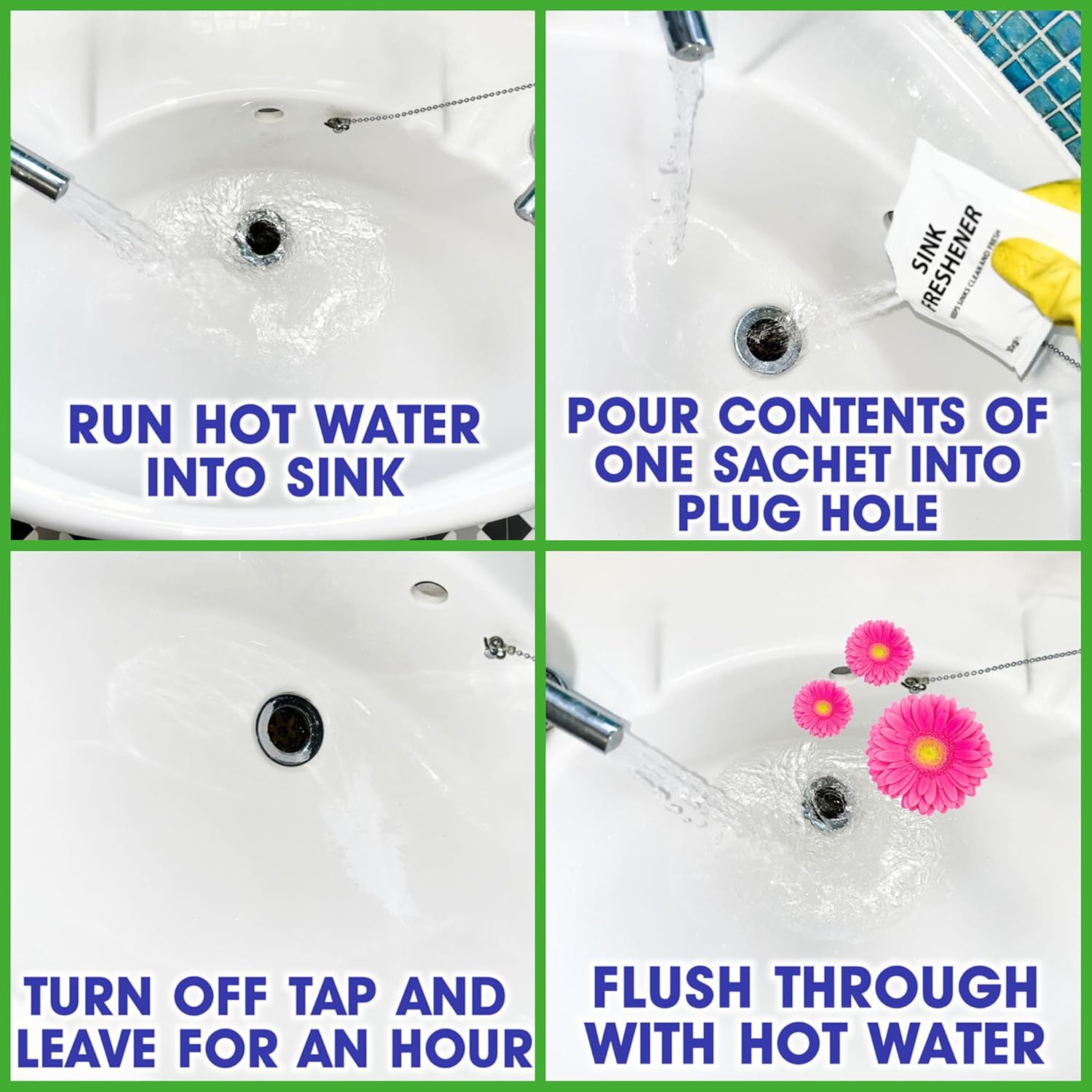 Duzzit Sink Freshener Green Pack Of 3
