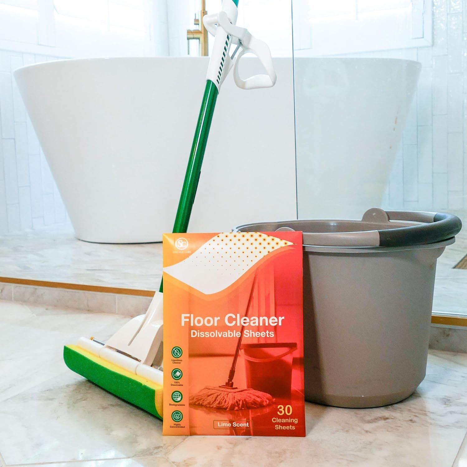 Soluble Care Sample Sheet Pack - Laundry Toilet Floor Hand Soap