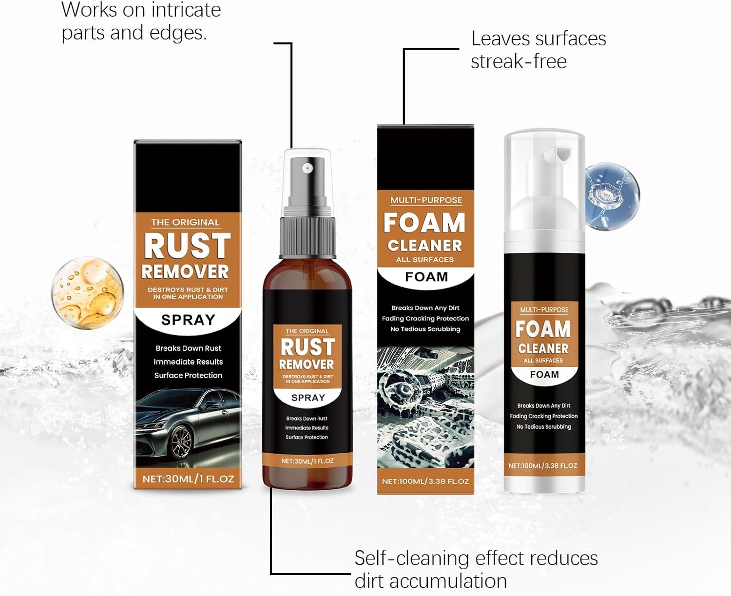 Rust Remover Spray 2025 Upgrade - 2 Pack