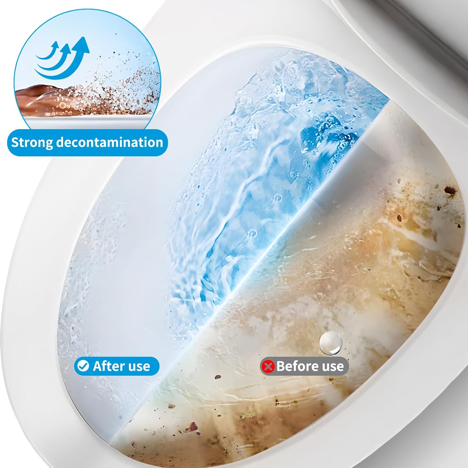 Rilafuvu Dinosaur Toilet Bowl Cleaner Bottle with Ocean Scent 1