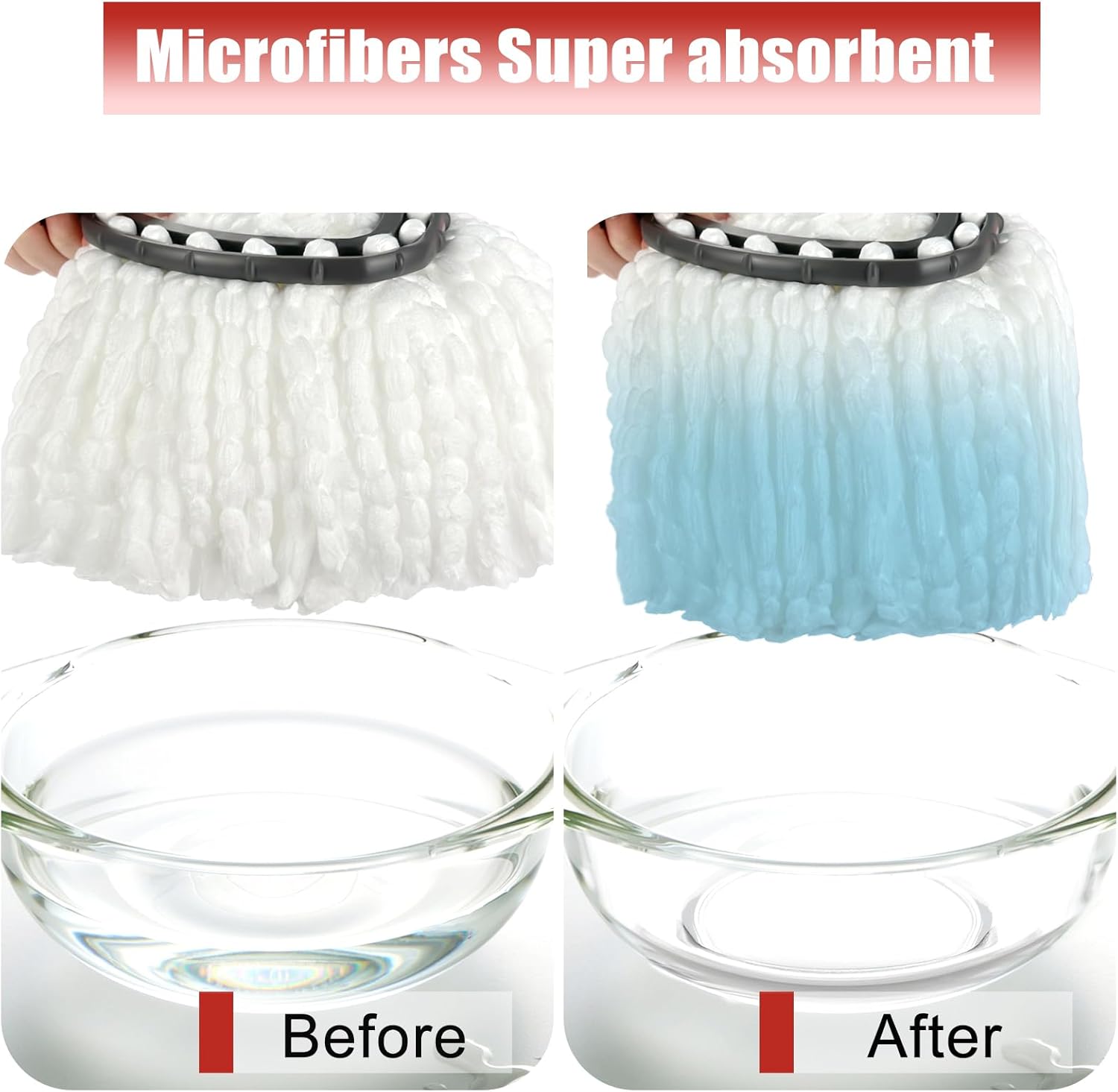 Koolstuffs Spin Mop Head Replacement 3 Pack CR01