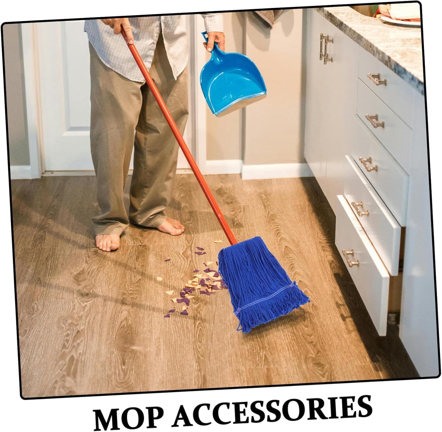 3pcs String Cotton Mop Head - Durable Washable Replacement