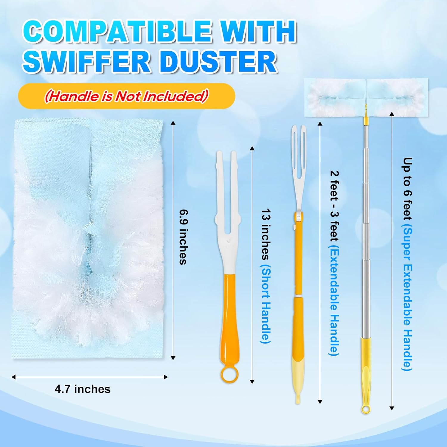YagoDago Duster Refill 30 Count Heavy Duty Unscented