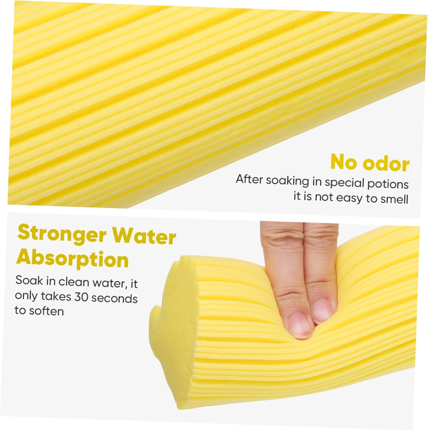 Ipetboom 2pcs PVA Sponge Mop Heads Replacement