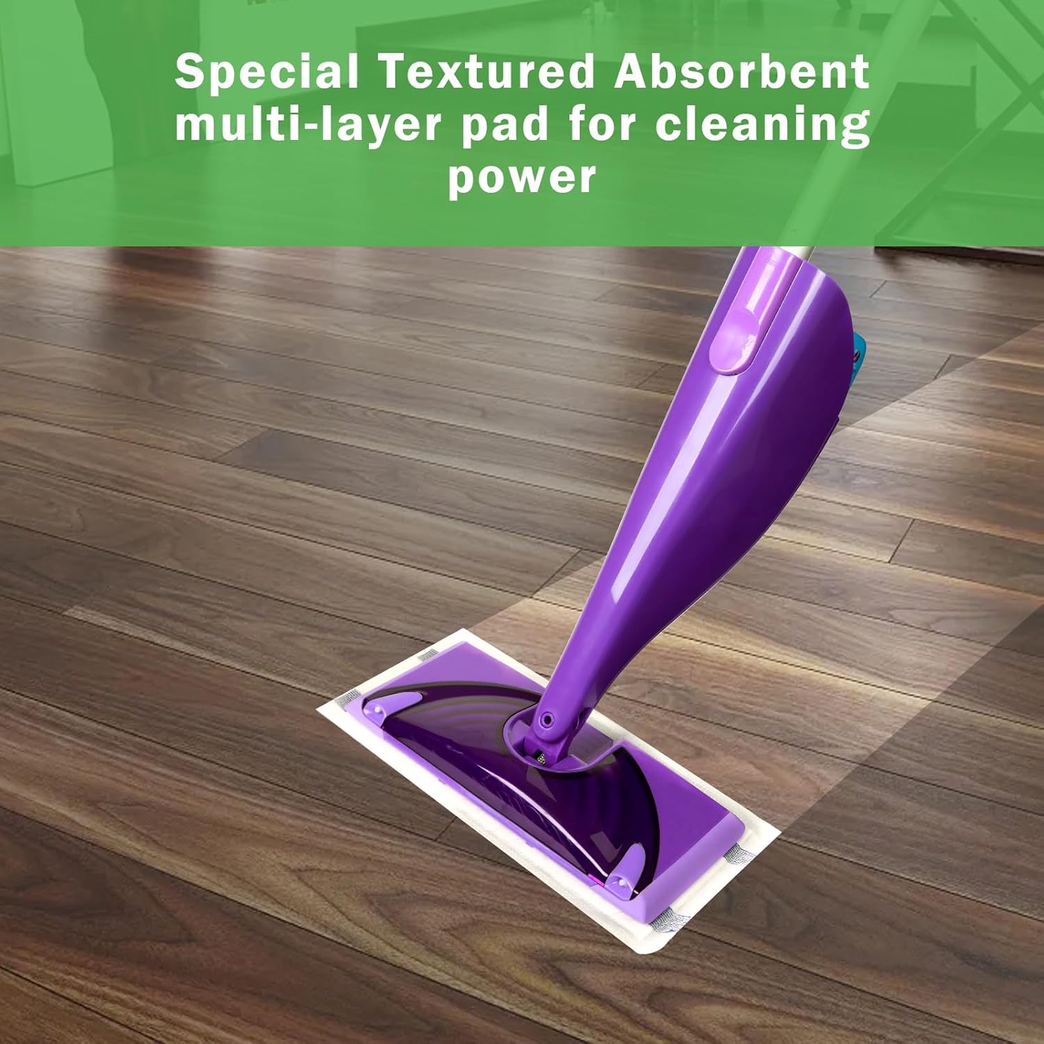 UKEENOR Hardwood Floor Cleaner Spray Mop Pad Refills 32 Count