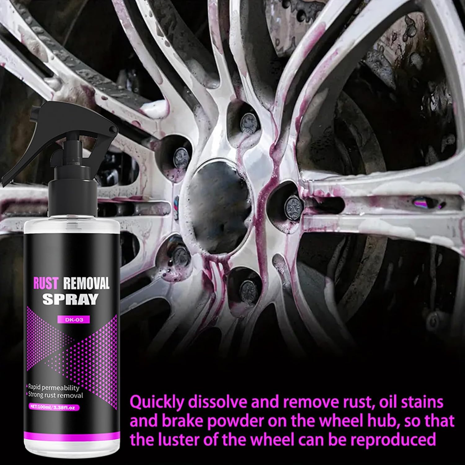 Rust Remover Spray - 100ml Vehicle Marine Cleaner