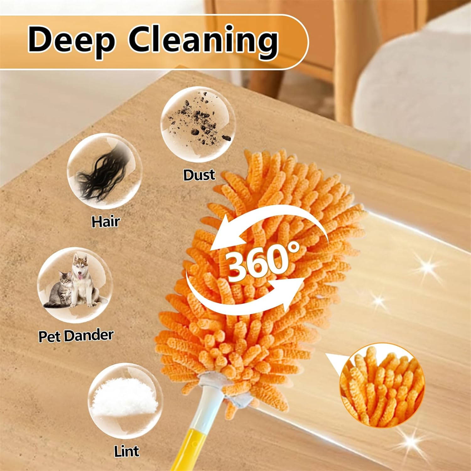Reusable Duster Refill for Swiffer 360 Heavy Duty