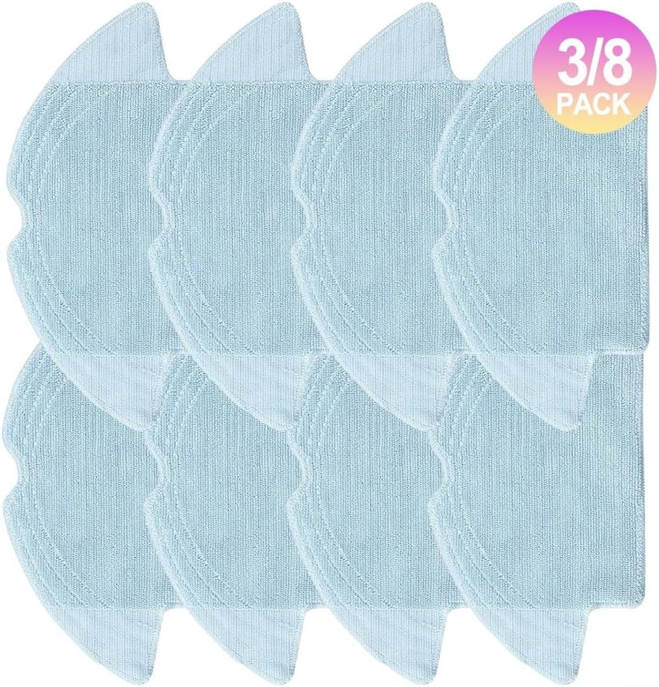 Marebm Mop Cloth Pads Replacement for BObsweep Pet Hair Robot Vacuum 1
