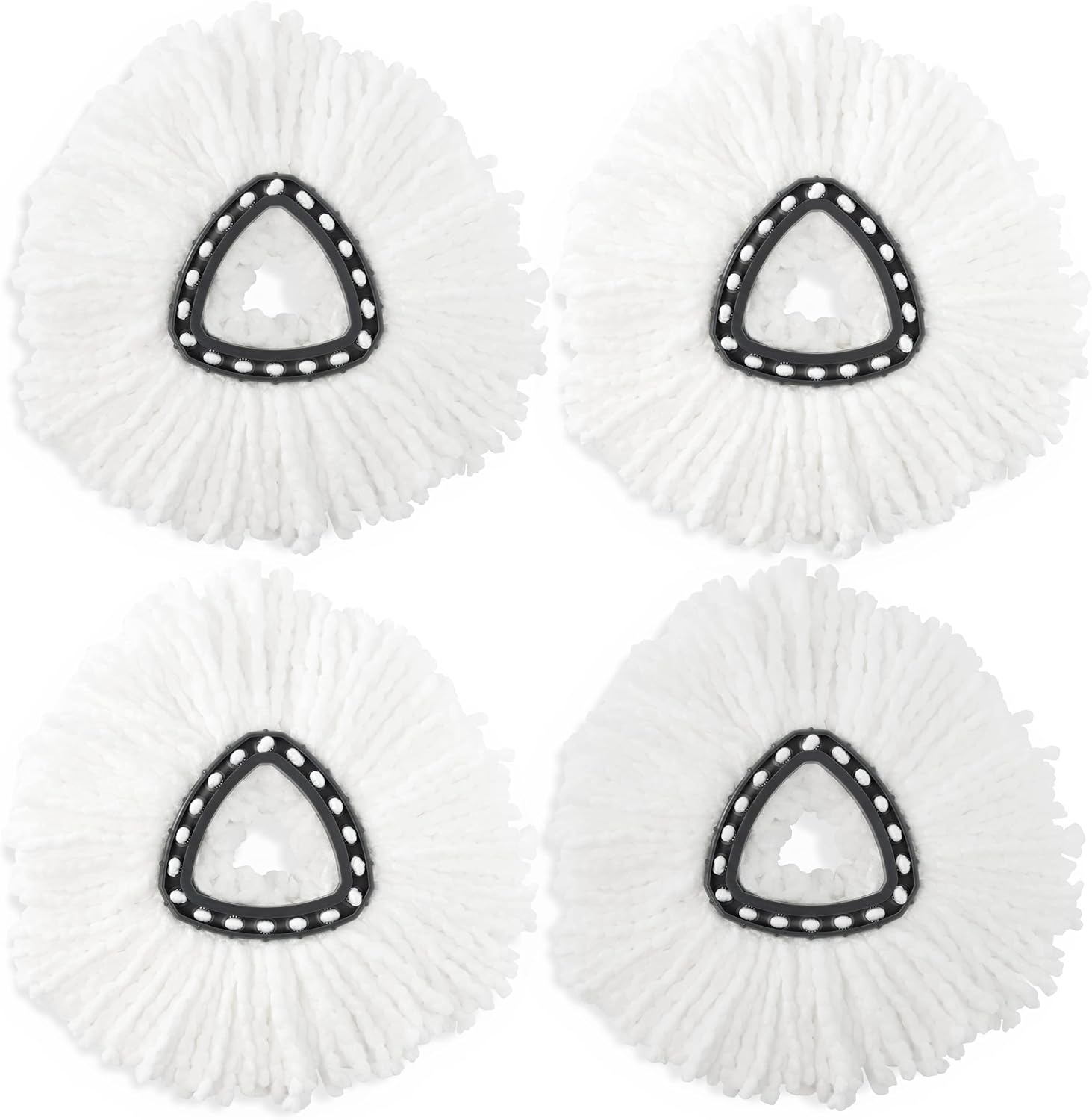 Turbo Mops Spin Mop Refill Heads - Pack of 4
