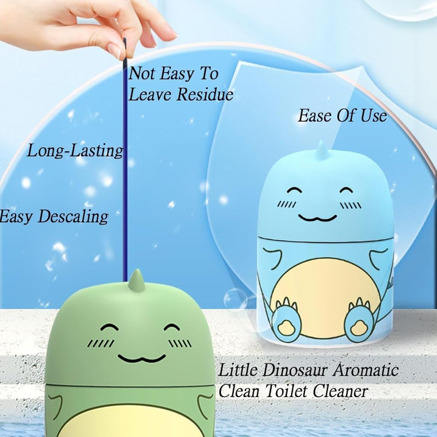 Magic Toilet Cleaning Bottle - 1 Pack Green