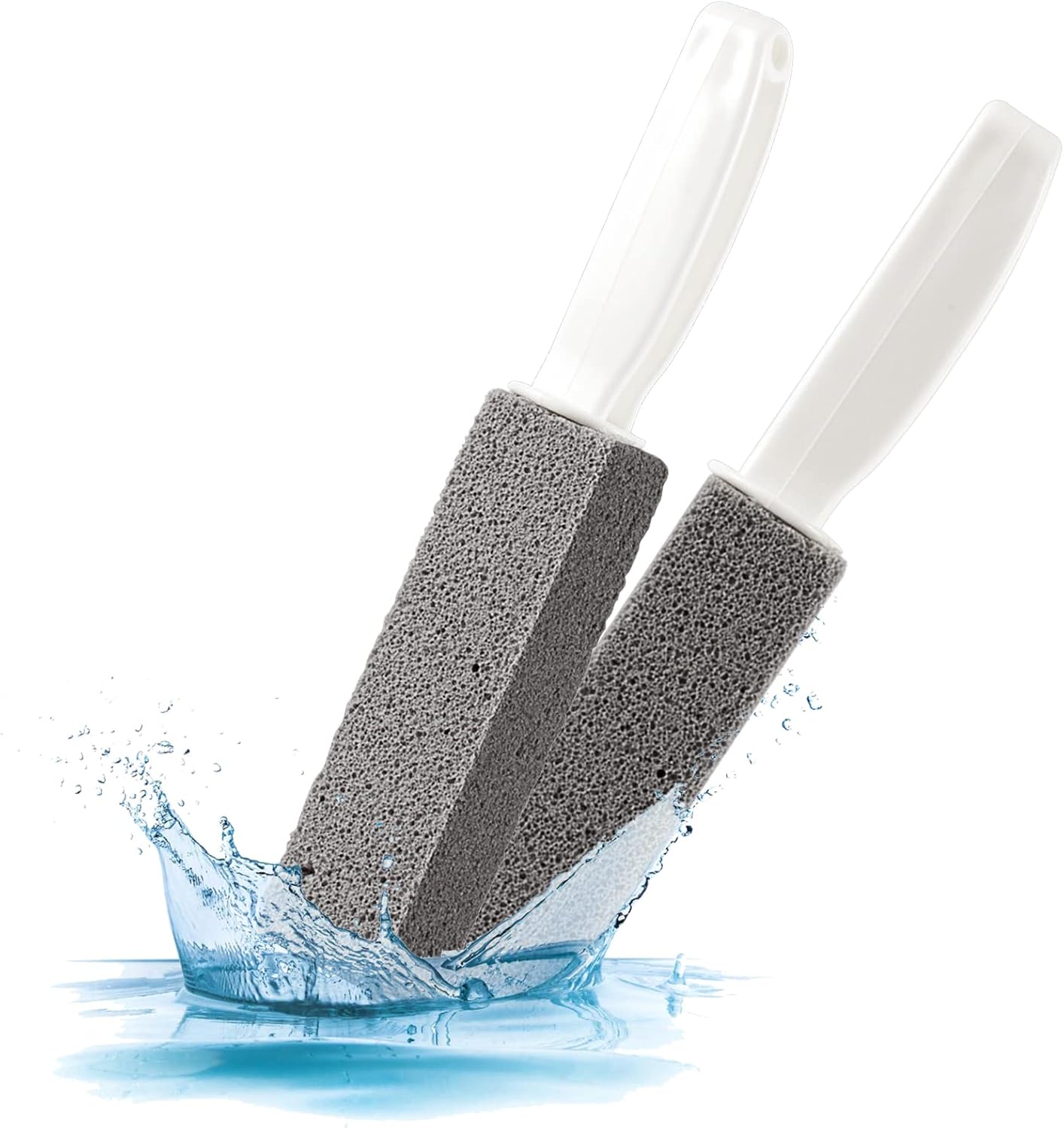 Nonley Pumice Stone Toilet Cleaner with Handle 2 Pack