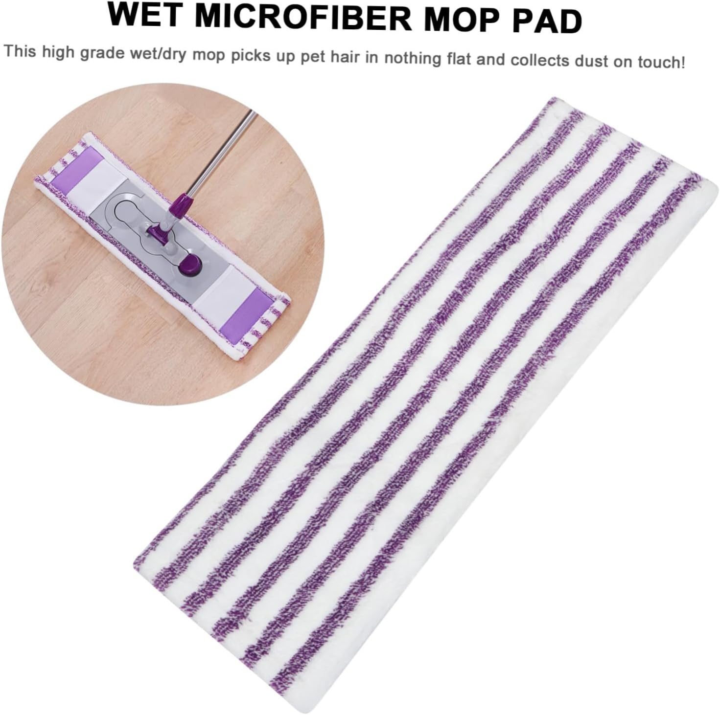 Ipetboom Microfiber Mop Pads - Super Absorbent Replacement for All Mop Heads