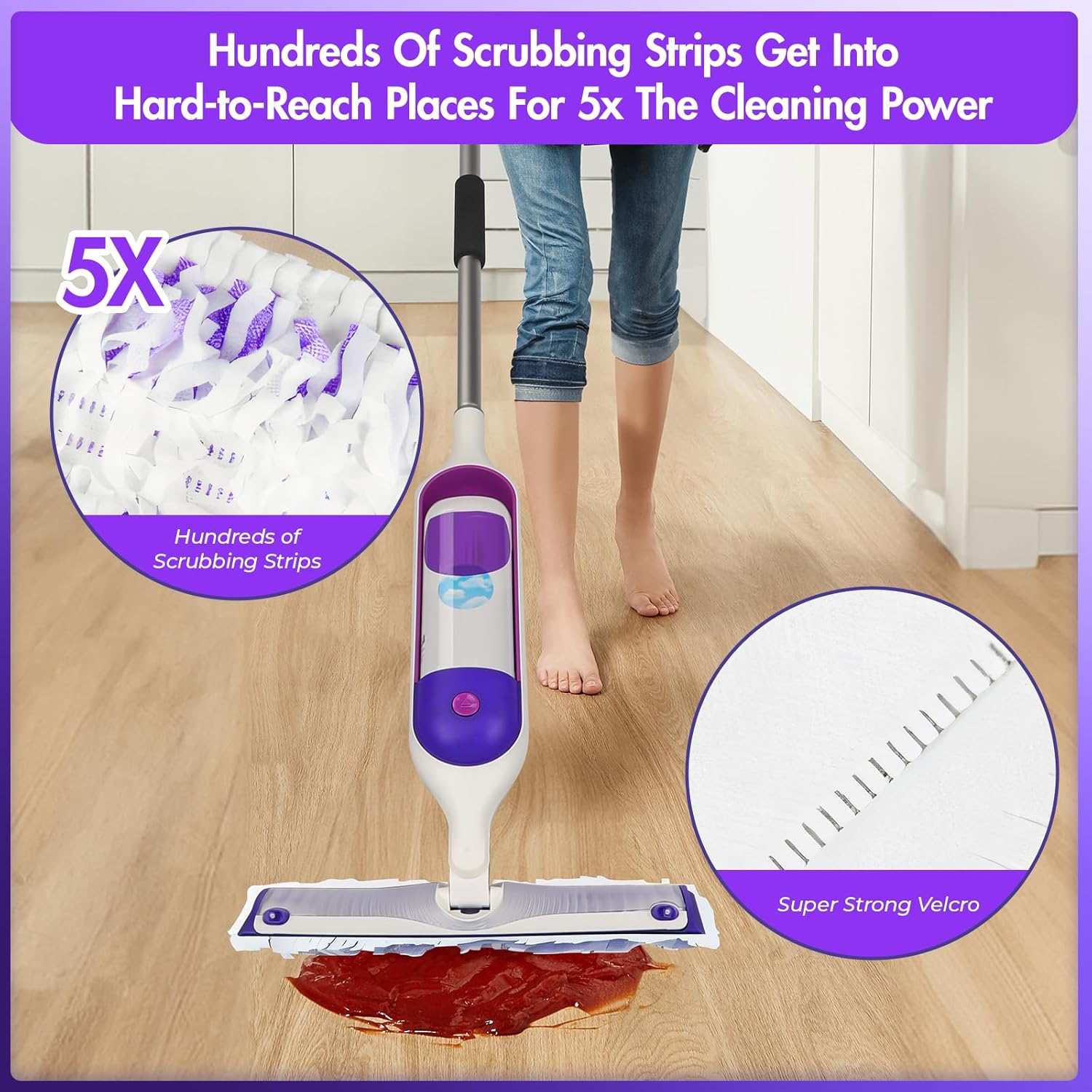 30 Pack Swiffer PowerMop Refill Pads for Multi-Surface Cleaning