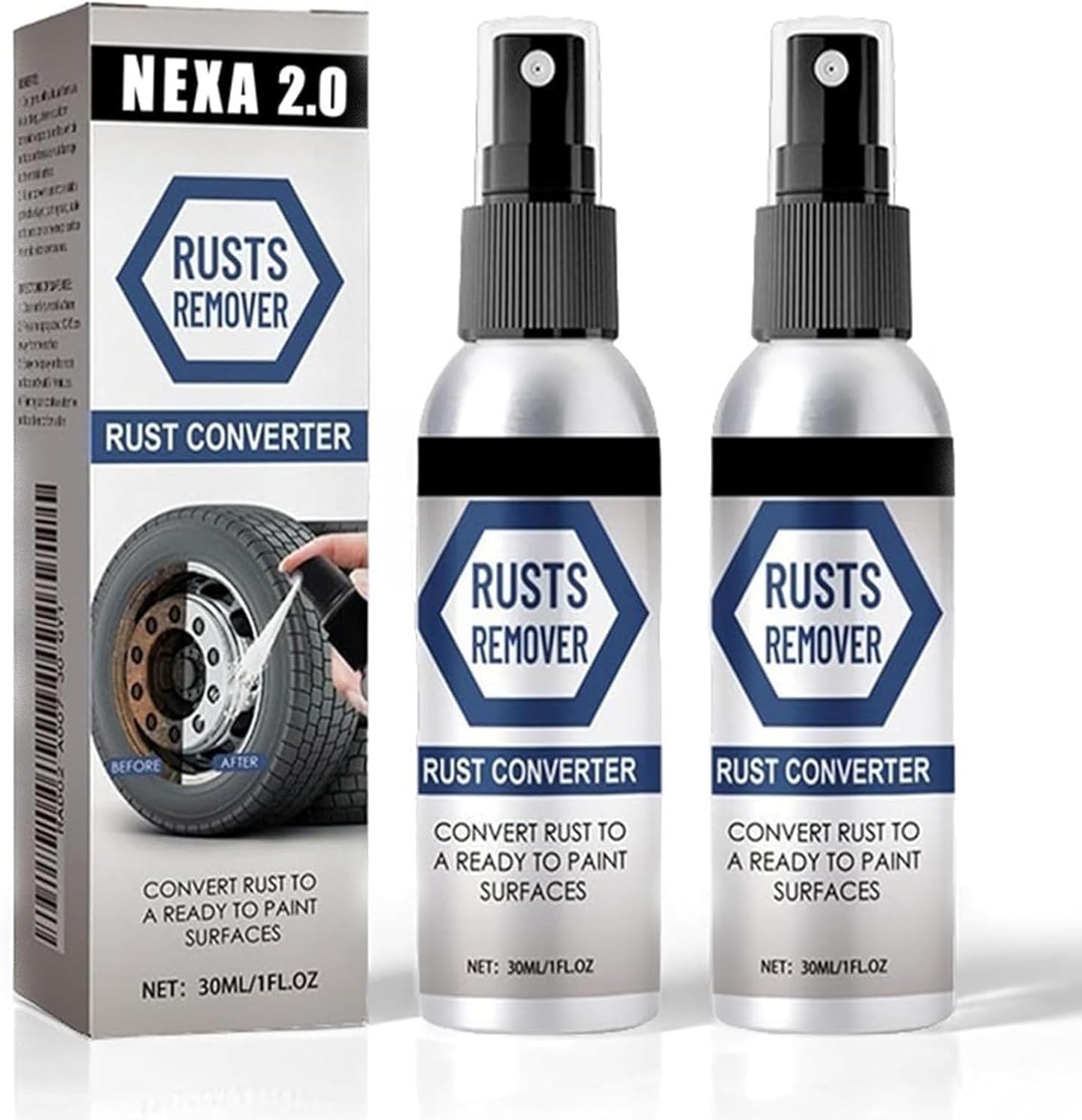 Oforest Nexa Rust Remover Spray 2Pcs Heavy Duty