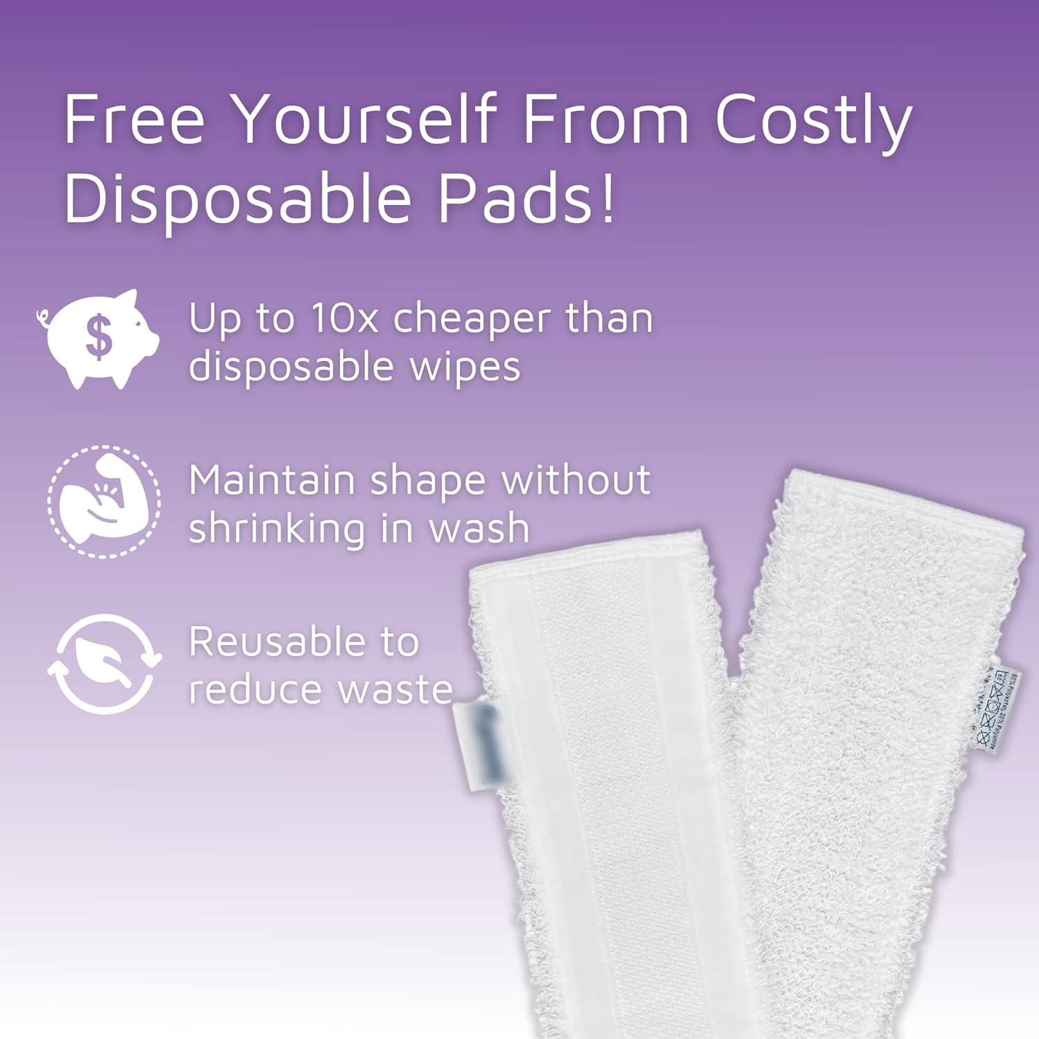 Frescares Swiffer PowerMop Replacement Mop Pads 2 Pack