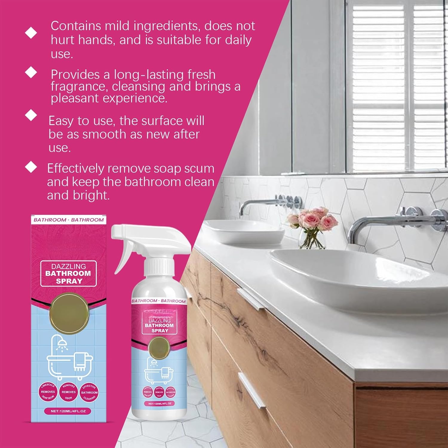 Generic Deep Cleaning Toilet Spray with Sodium Hydroxide
