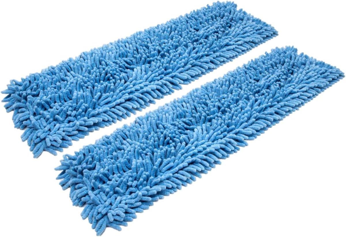 Real Clean 24 Inch Chenille Microfiber Mop Pad Pack of 2 1