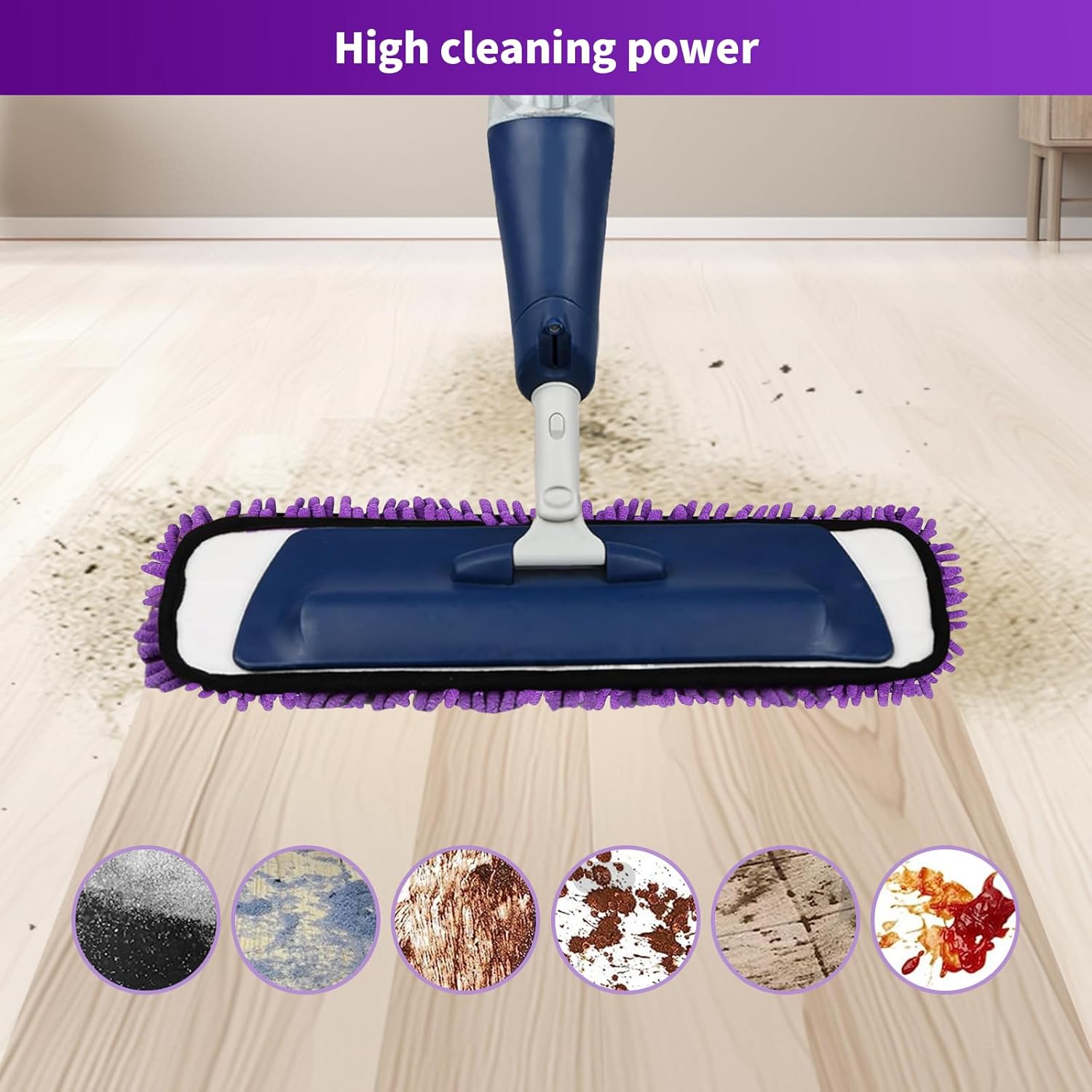 10 Pack Microfiber Mop Pads for Bona Washable Reusable