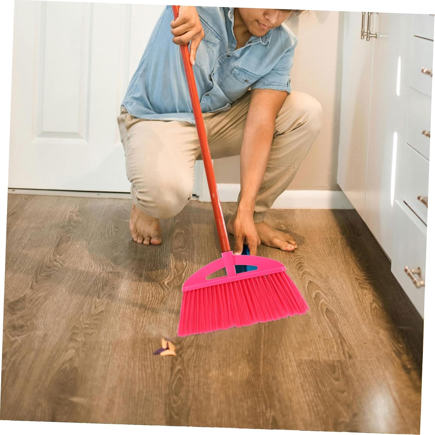 2pcs Heavy-Duty Broom Replacement Heads for Efficient Cleaning