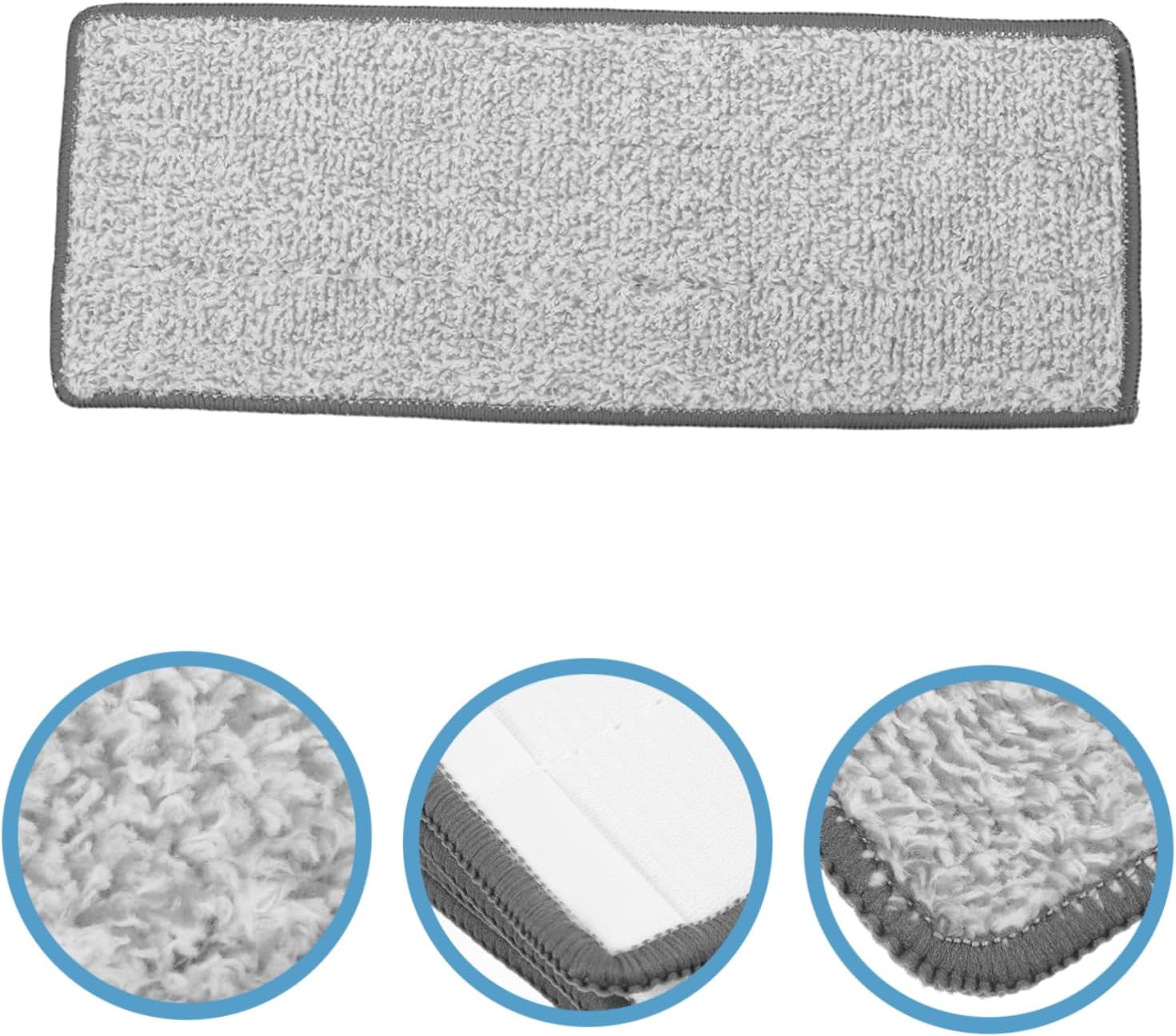 Ipetboom 4pc Reusable Microfiber Mop Pads Refills