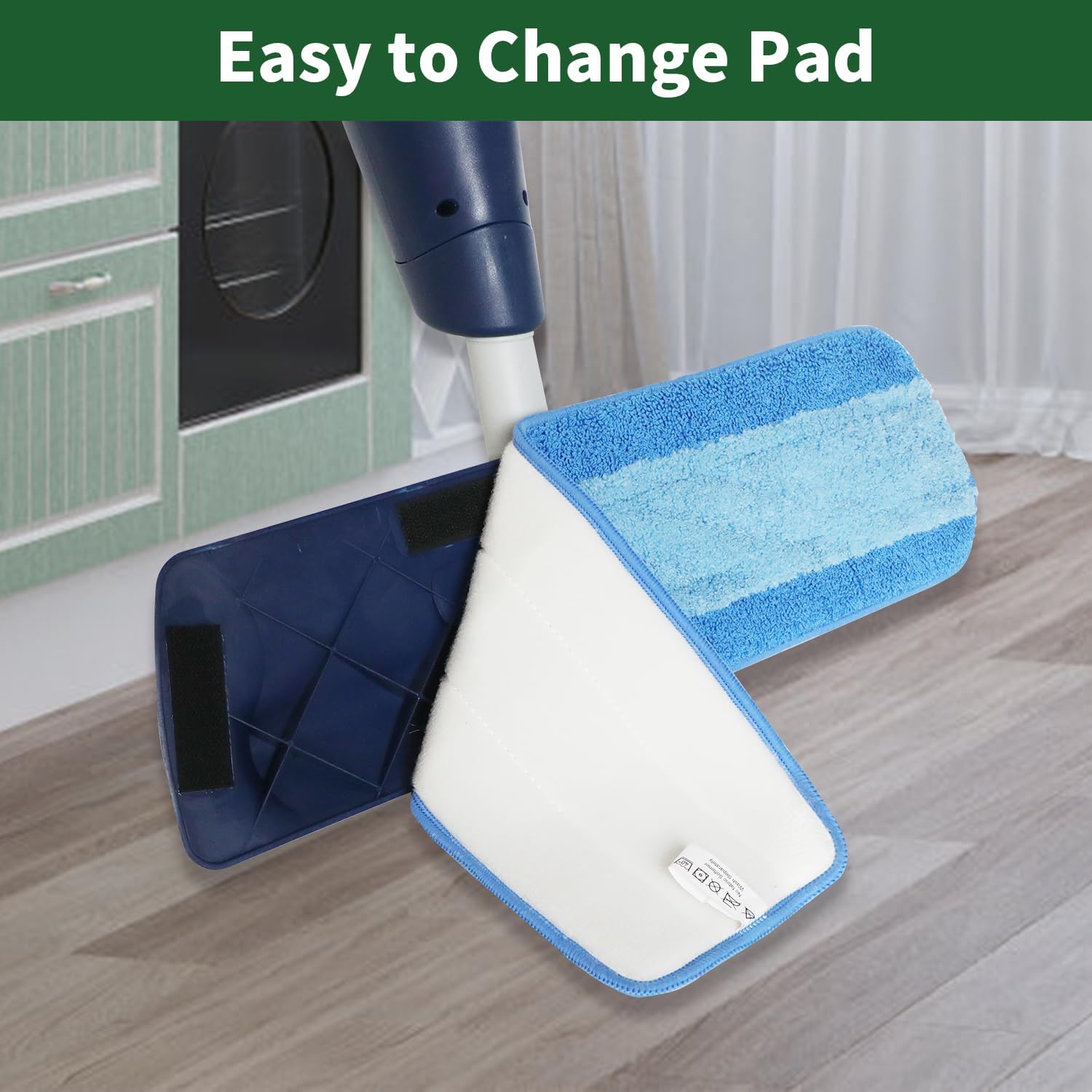 9 Pack Microfiber Mop Pads for Bona 18 Inch Mop
