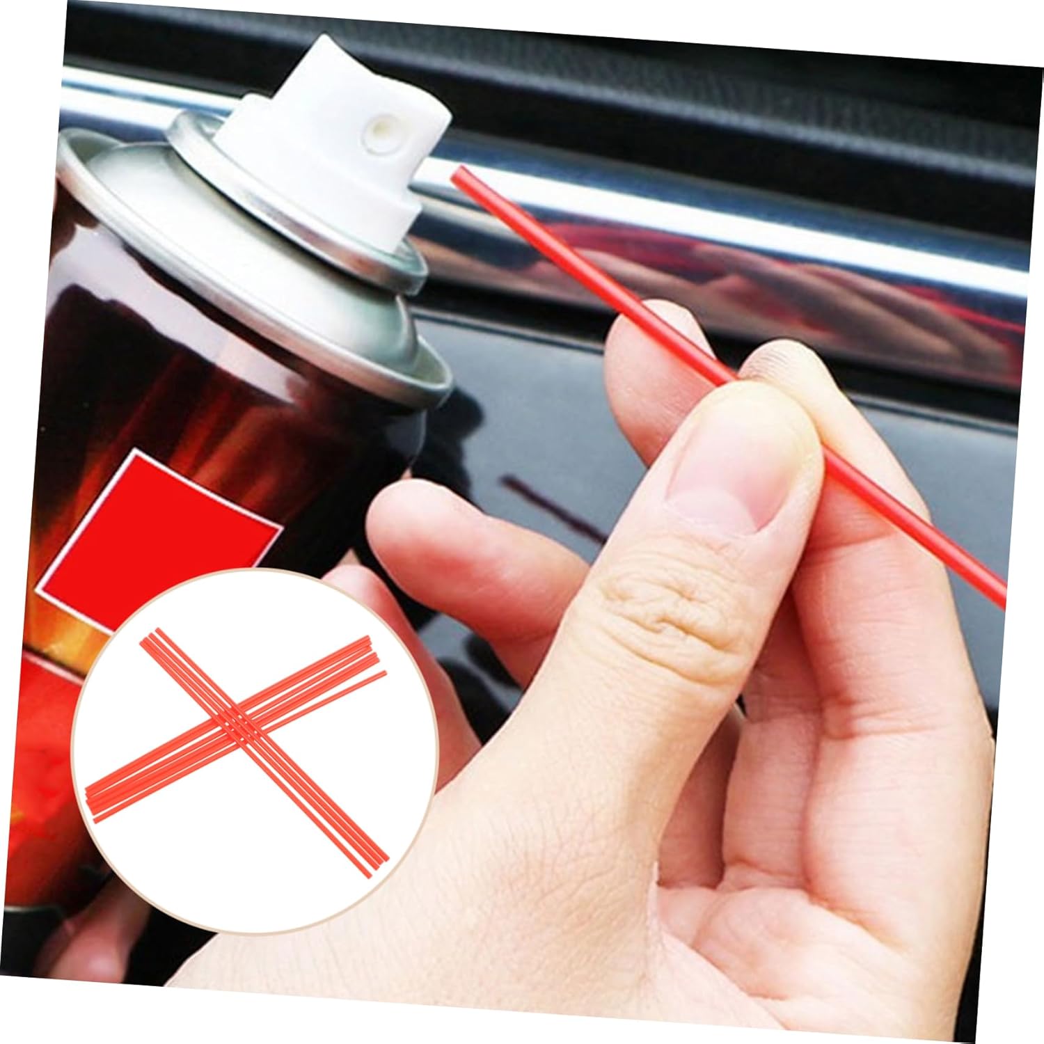 ARTIBETTER 50PCS Spray Can Straw Replacement for Rust Remover 1