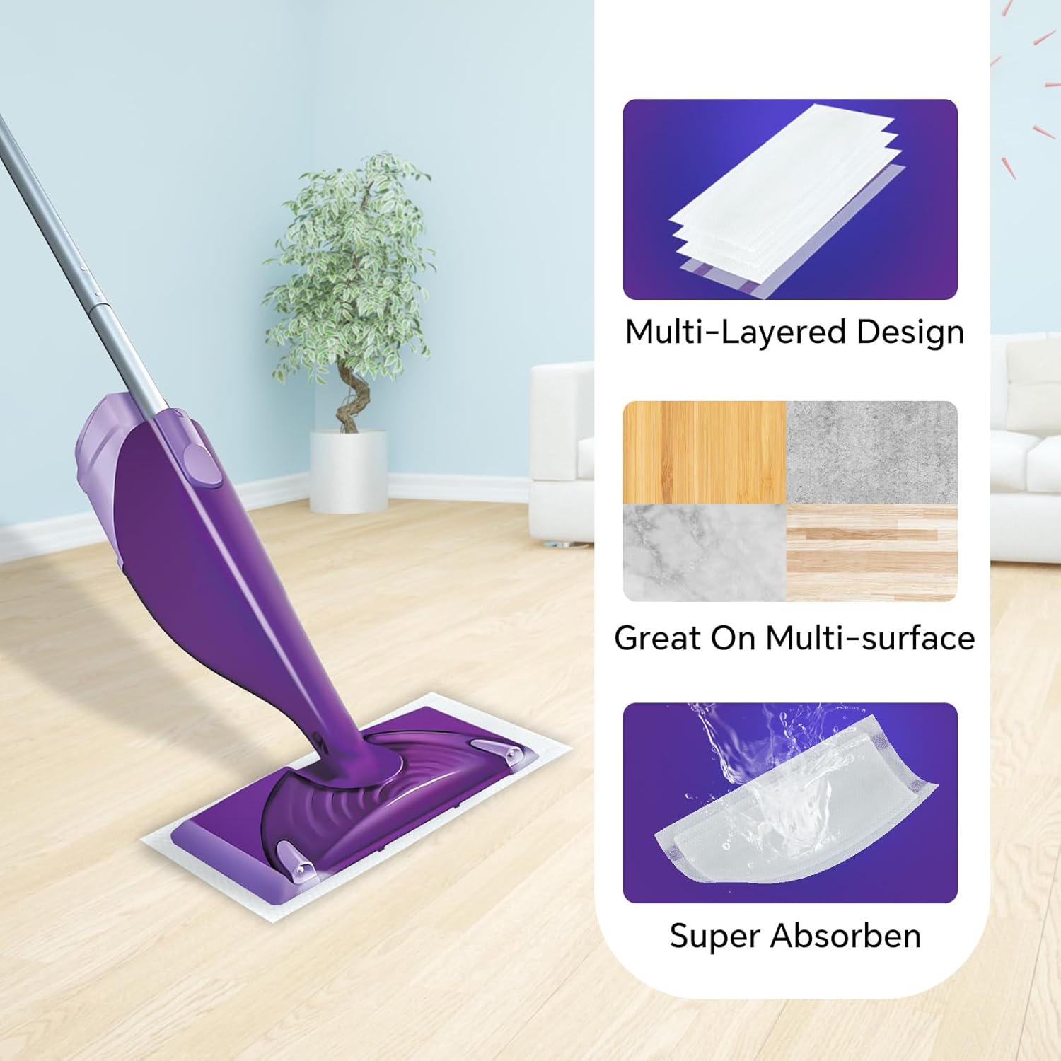 60 Count WetJet Pads Refills for Swiffer