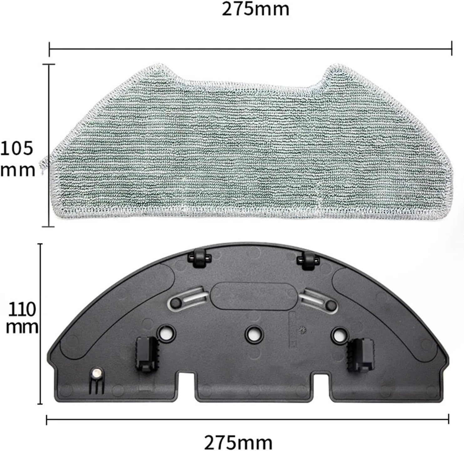 Vamarads Mop Bracket Pads Kit for BObsweep Ultra-Vision