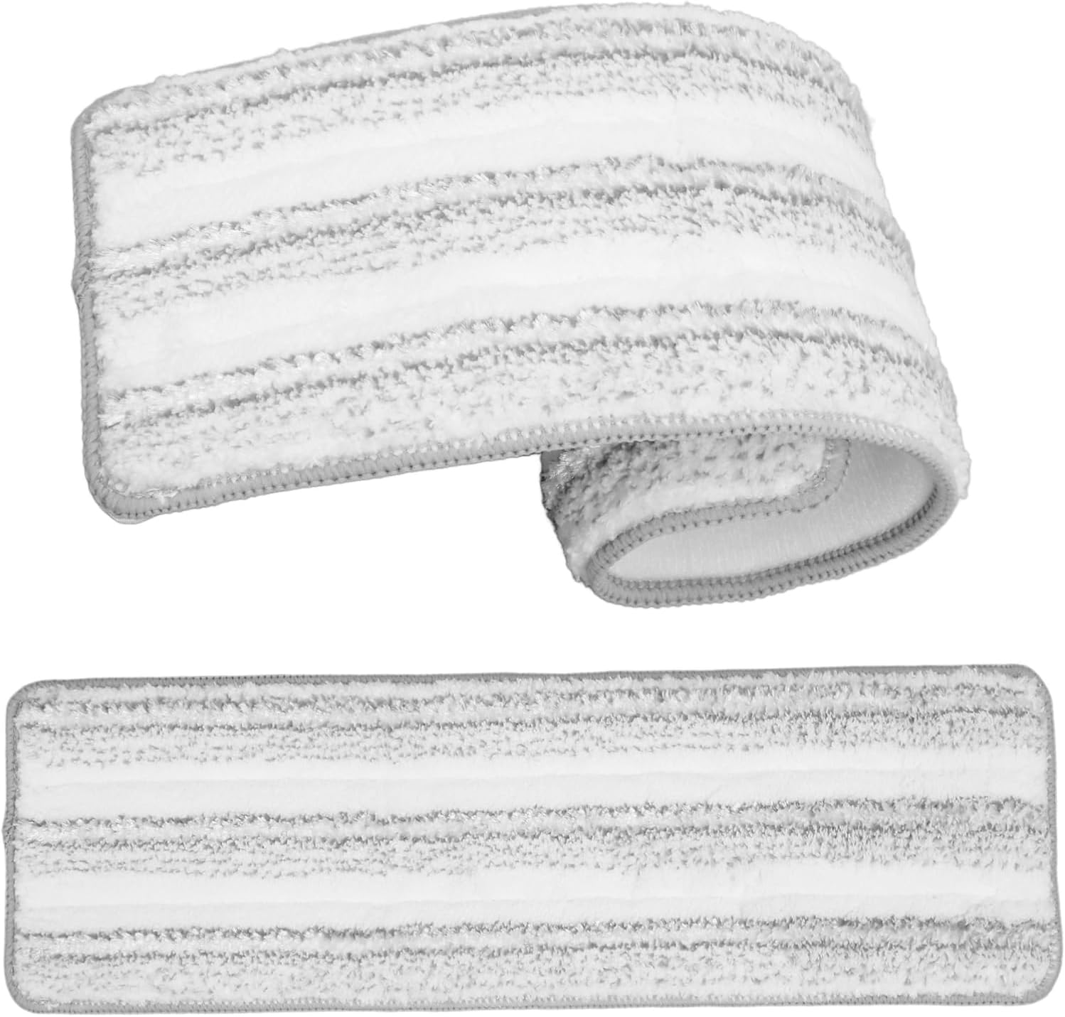 Ipetboom 2pcs Thickened Flat Mop Pads Reusable for Hardwood Tile