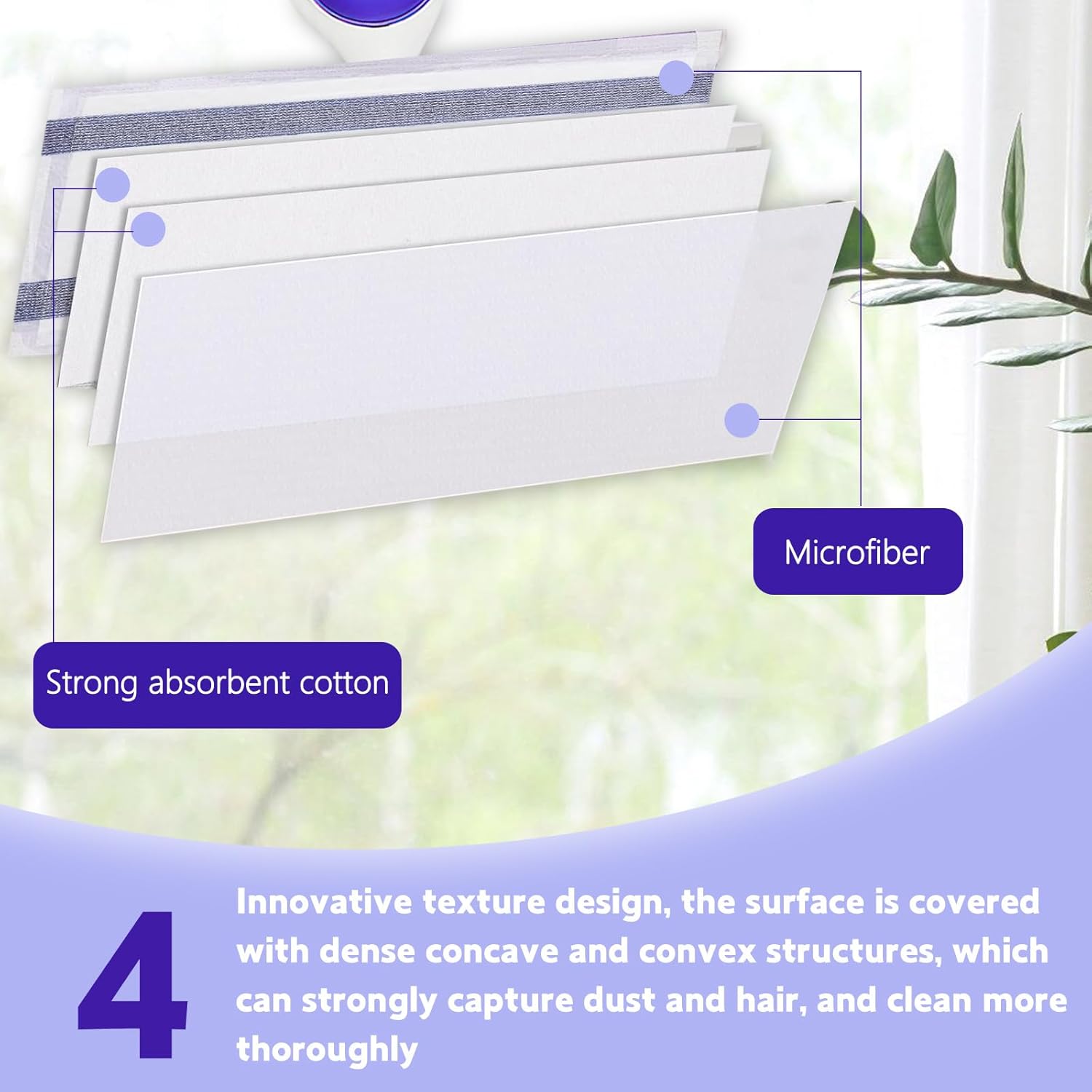 Chyodi 12-Pack Swiffer PowerMop Refills - Super Absorbent Multi-Surface Cleaning