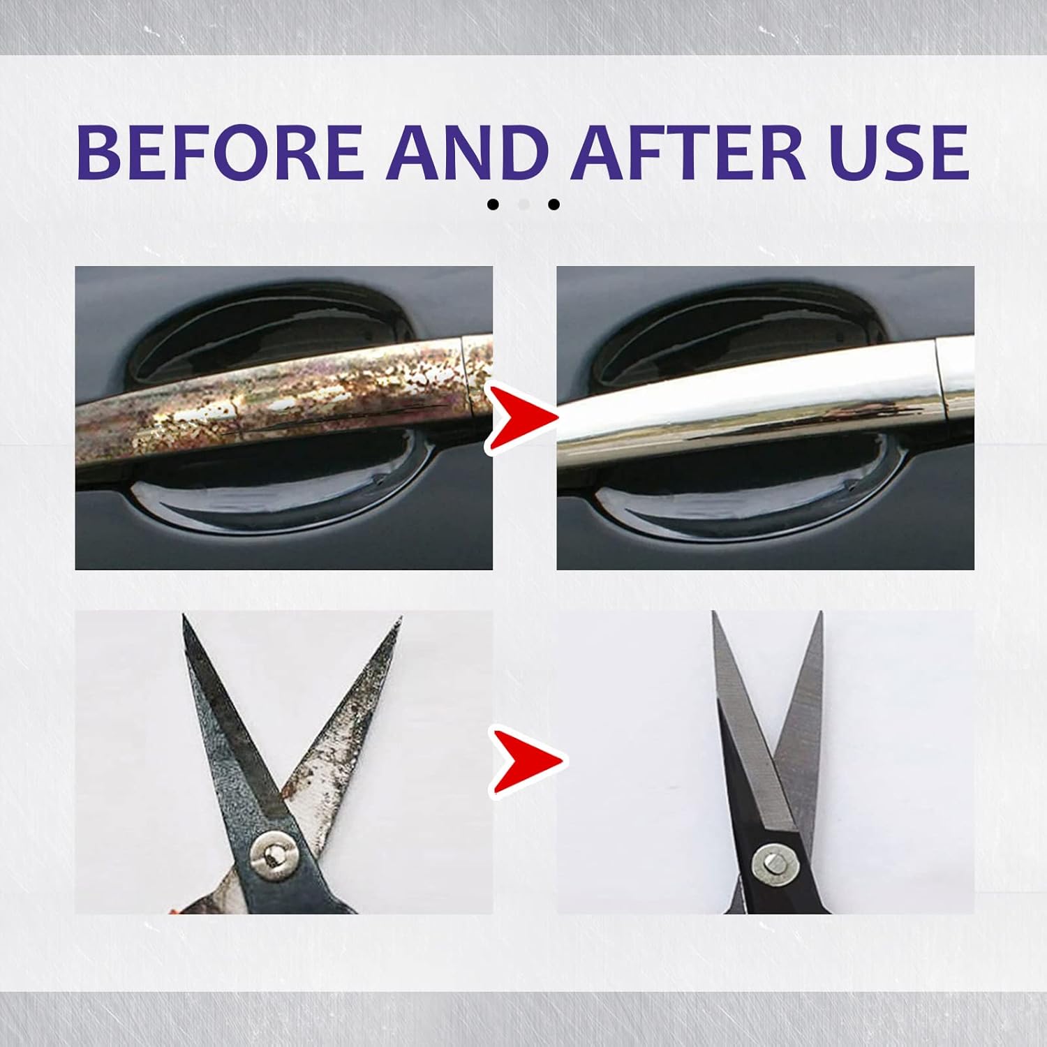Homomdy Rust Remover Spray 3pcs - Multipurpose Metal Cleaner