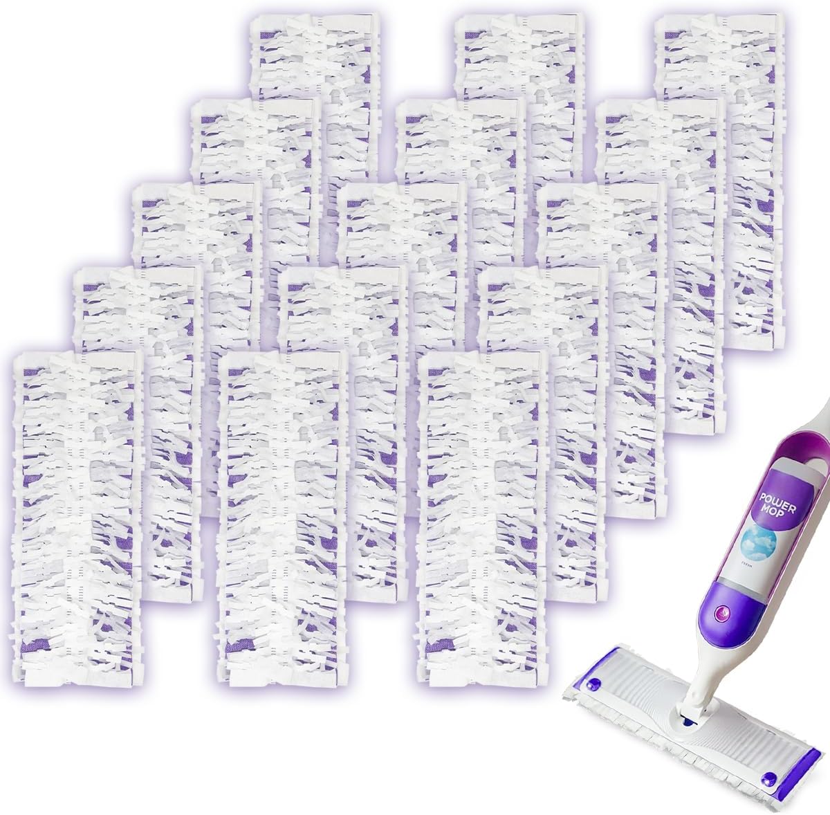 Home Times 15 Replacement Mop Pads for Swiffer Power Mop 1