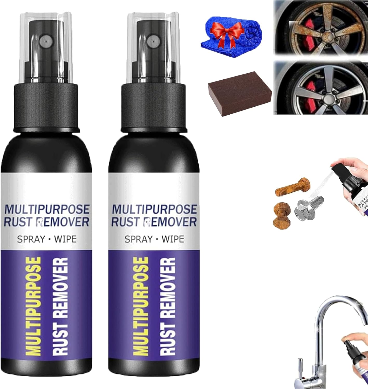 Powerful Rust Remover Spray for Metal Surfaces