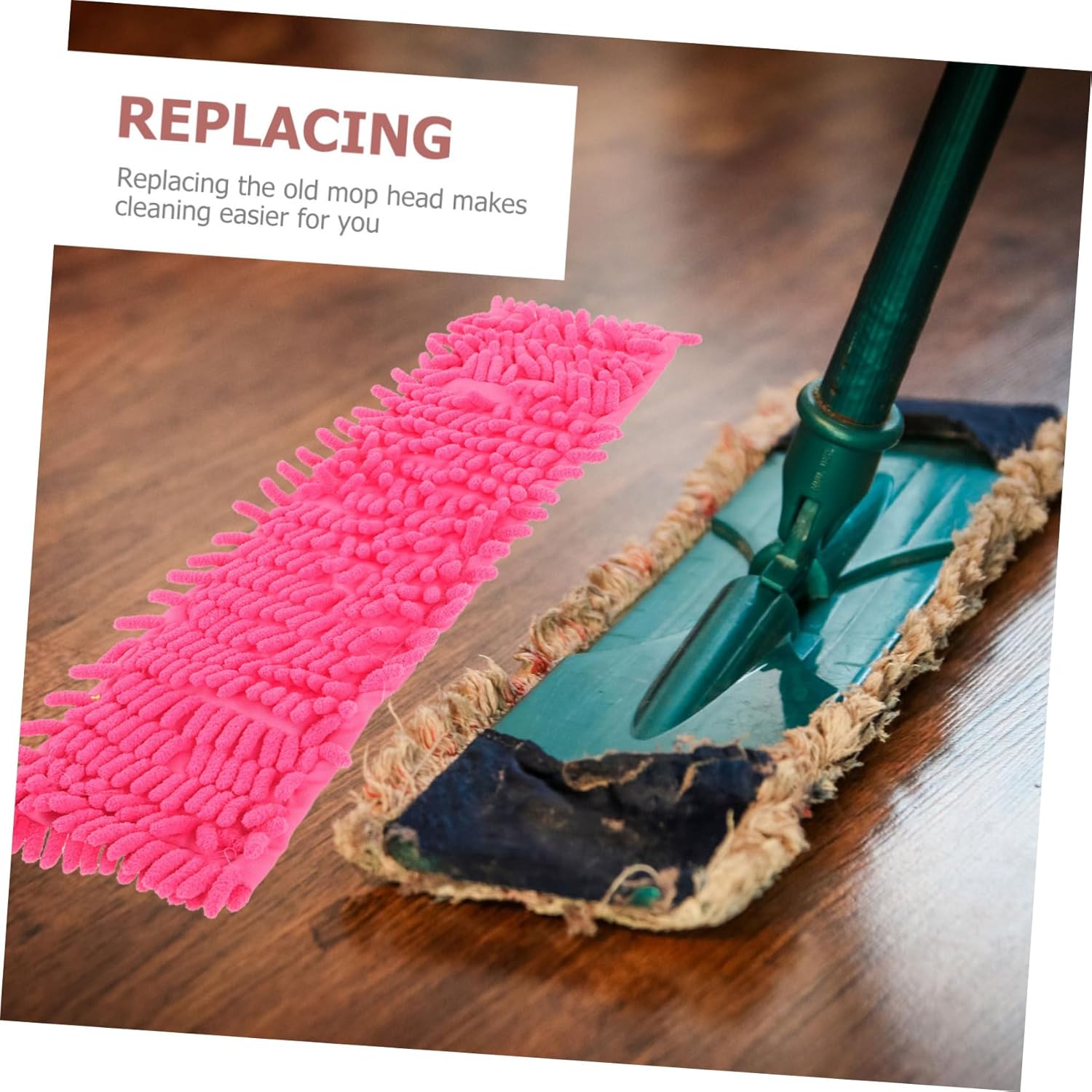 4pcs Minkissy Mop Cloth Replacement for Home Use