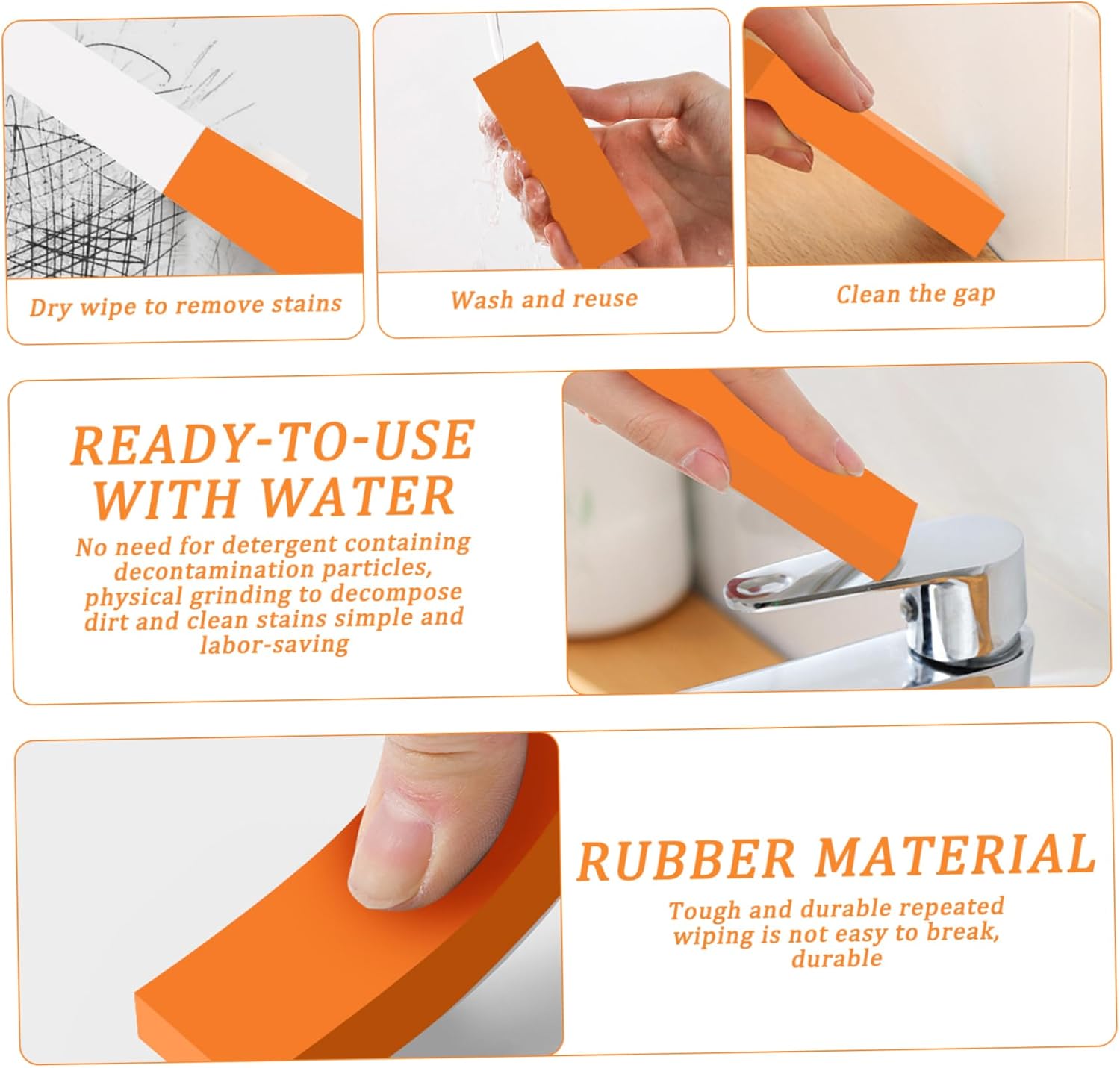 Wbaioluy 5PCS Stainless Steel Rust Eraser