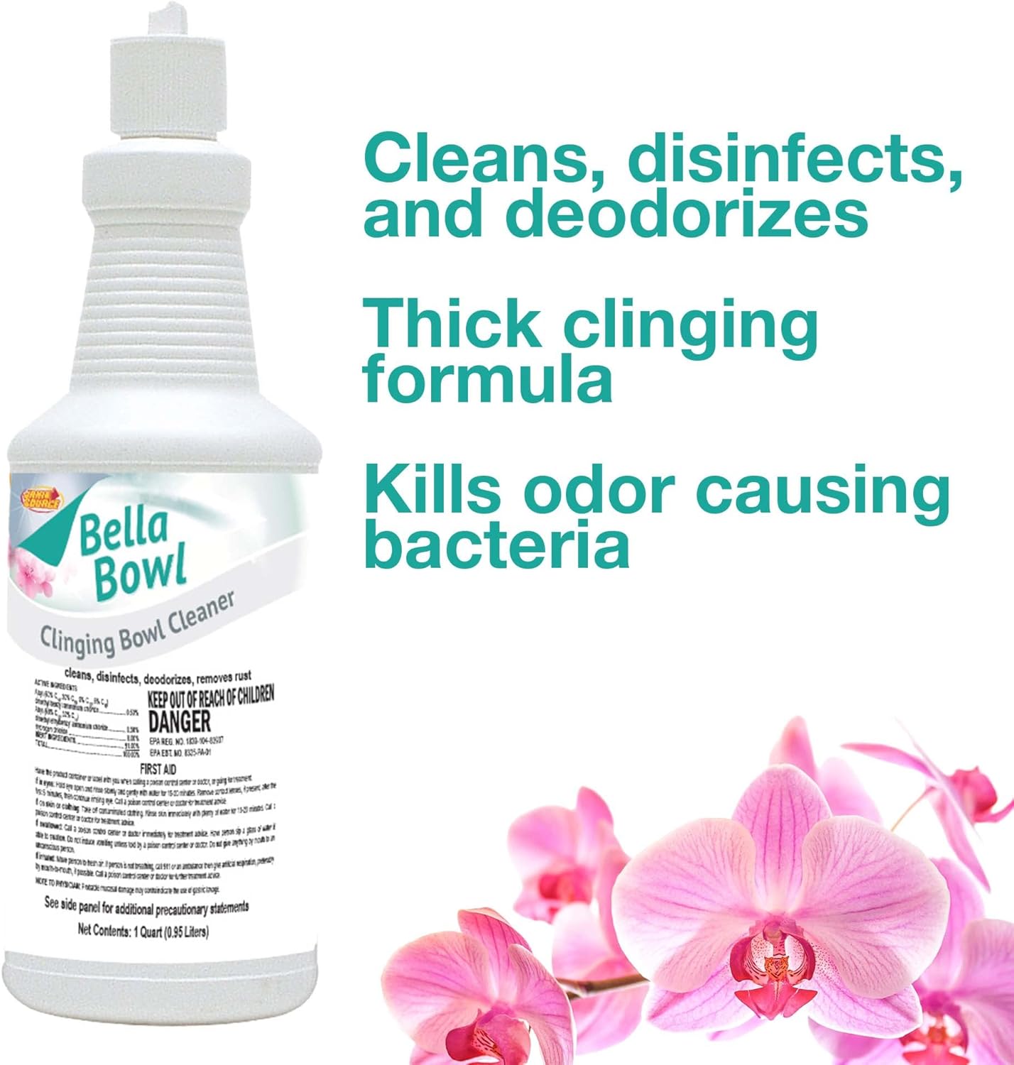 Jani-Source BellaBowl Toilet Bowl Cleaner 1 Quart 3-Pack
