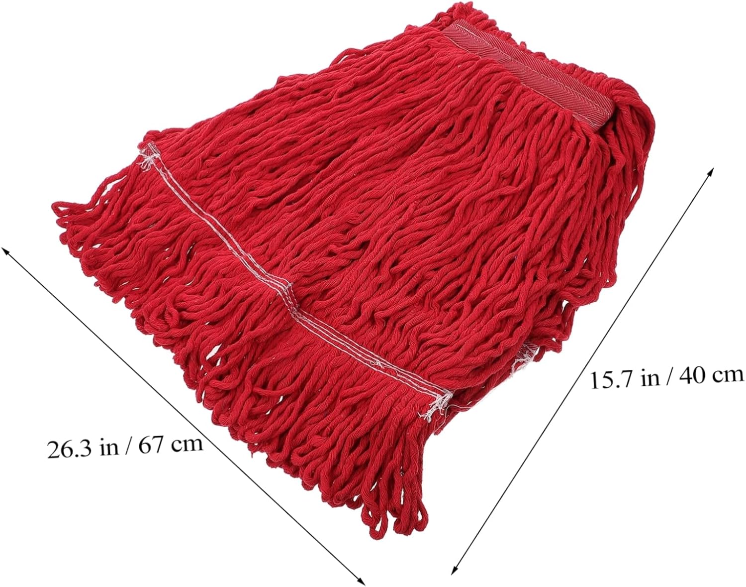 PACKOVE Cotton Yarn Mop Head Replacement Reusable No Lint