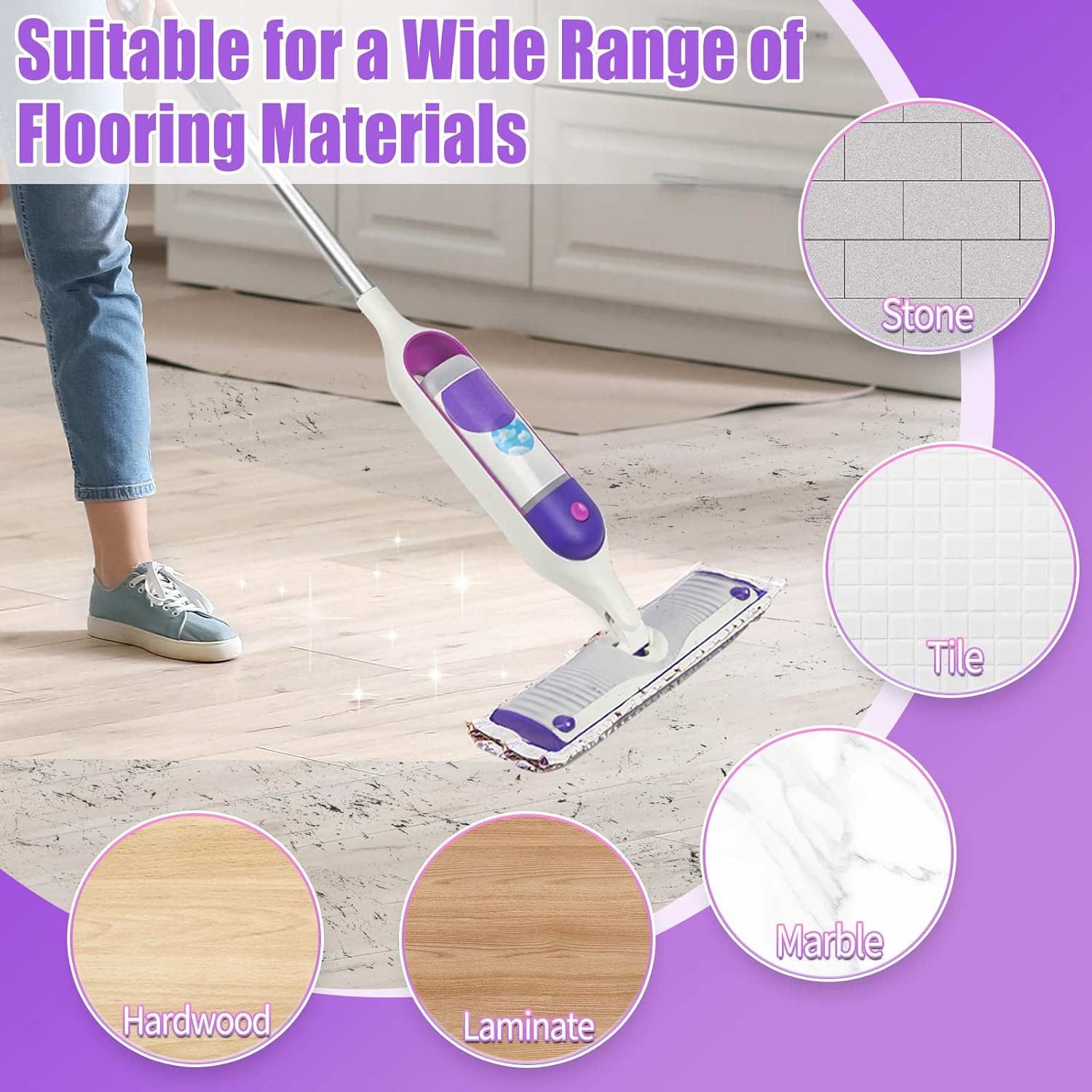 12 Count Swiffer Power Mop Replacement Pads - Multi-Surface Safe Cleaning