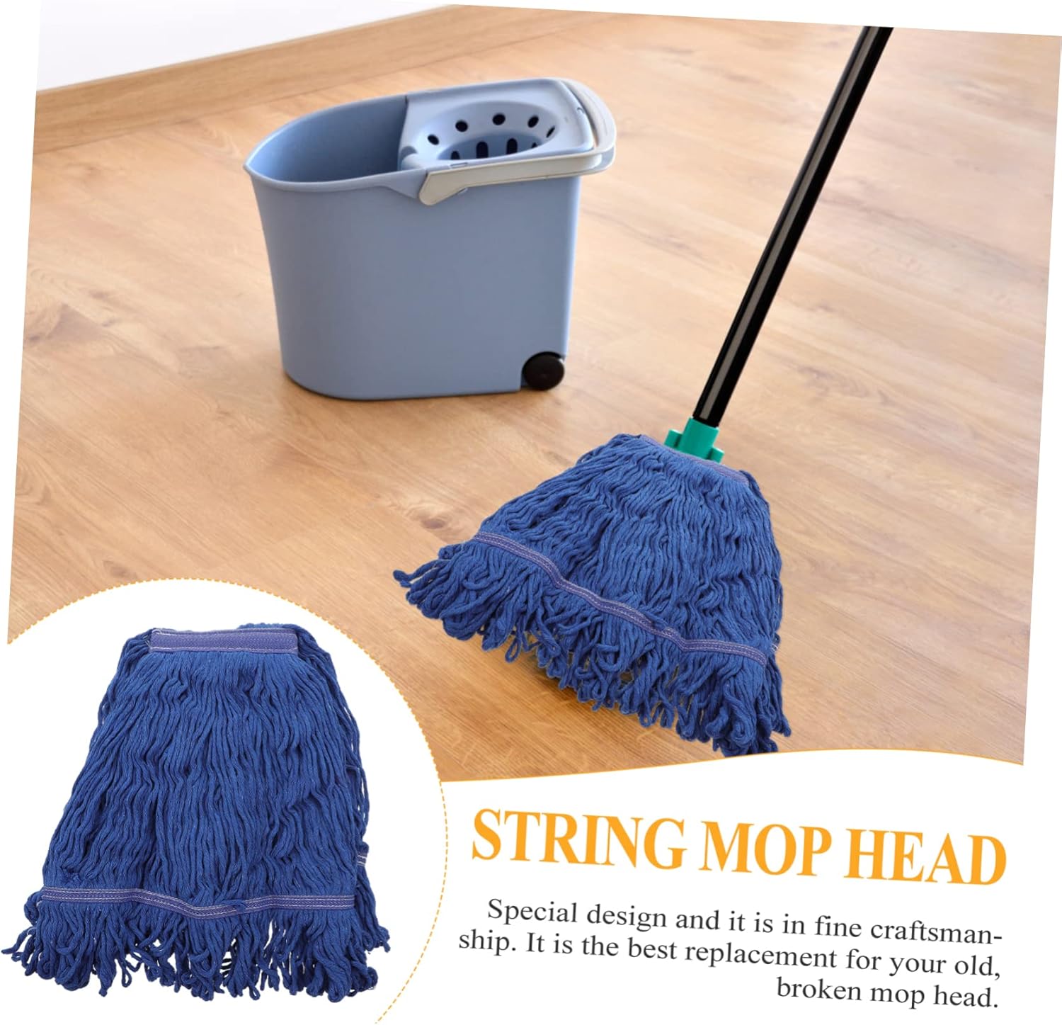 Ipetboom Cotton Yarn Mop Head Replacement