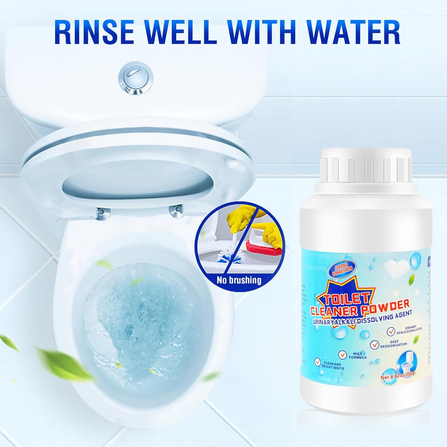 Pumice Stone Toilet Cleaning Stick - Natural Calcium Remover