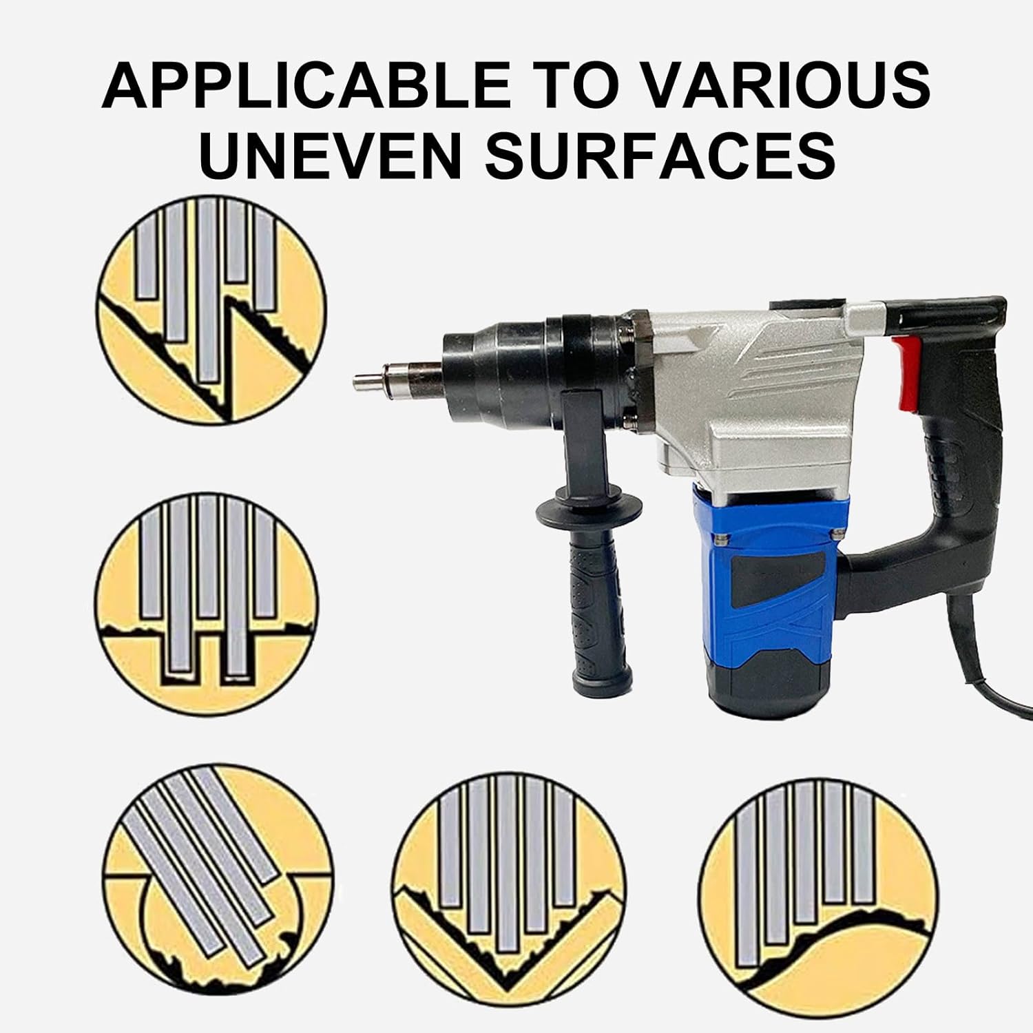1100W Electric Needle Scaler for Rust and Paint Removal 1