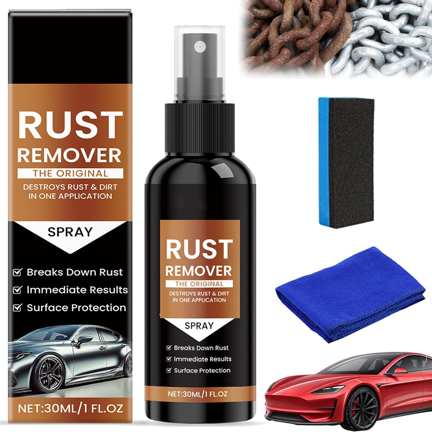 Nexa Rust Remover Spray 30ML - Fast Acting Safe Universal Use