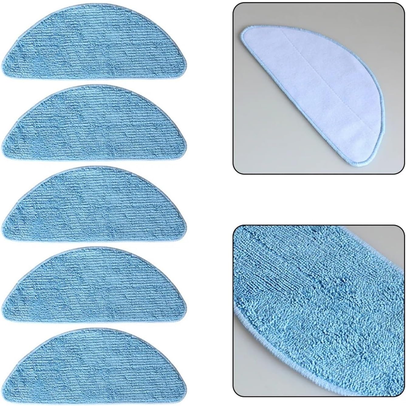 5 Pack Mop Cloths for RC2S ARC0002S ARC0003S Robot Vacuum