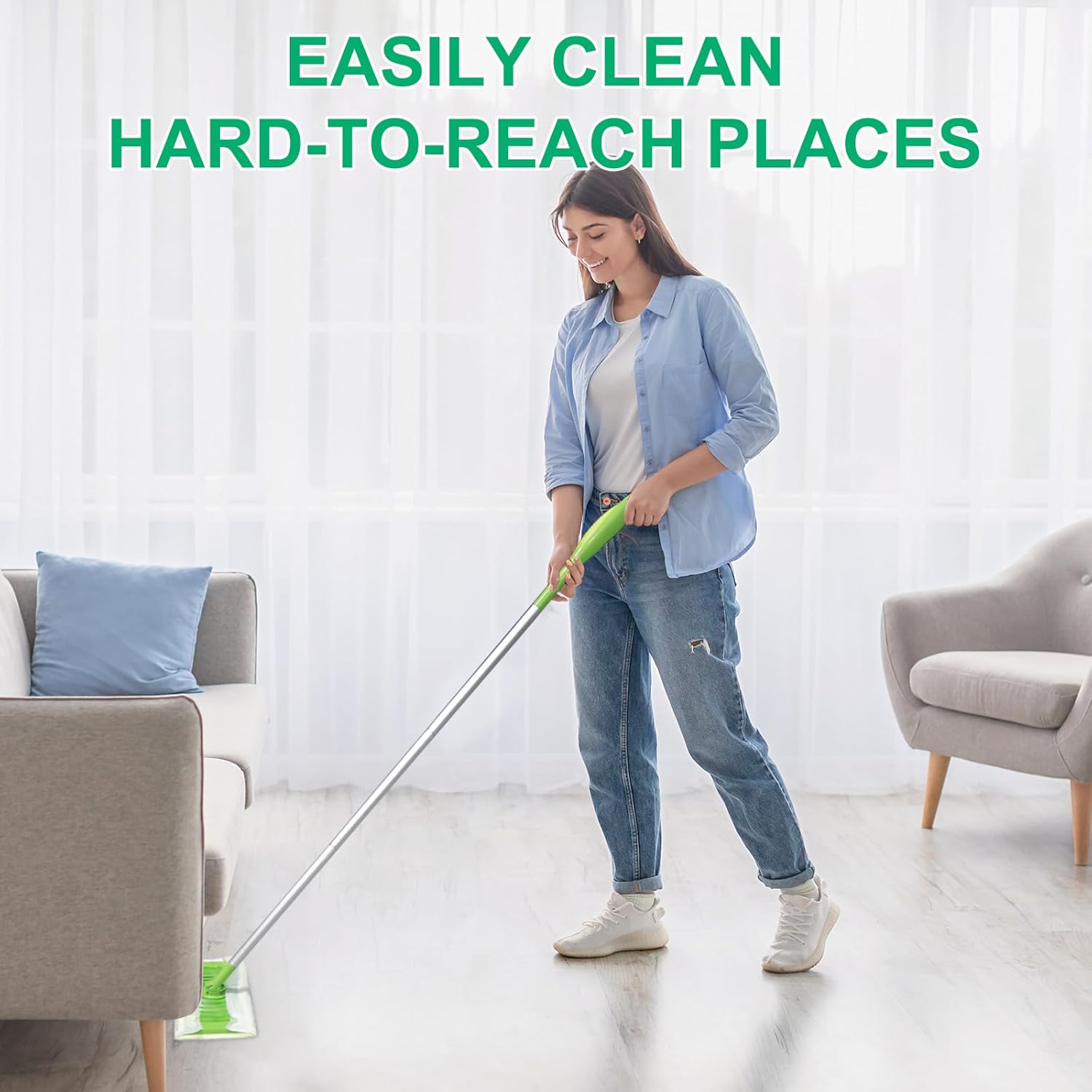 64 Count Swiffer Dry Sweeping Cloth Refills Pet Hair Dust Remover
