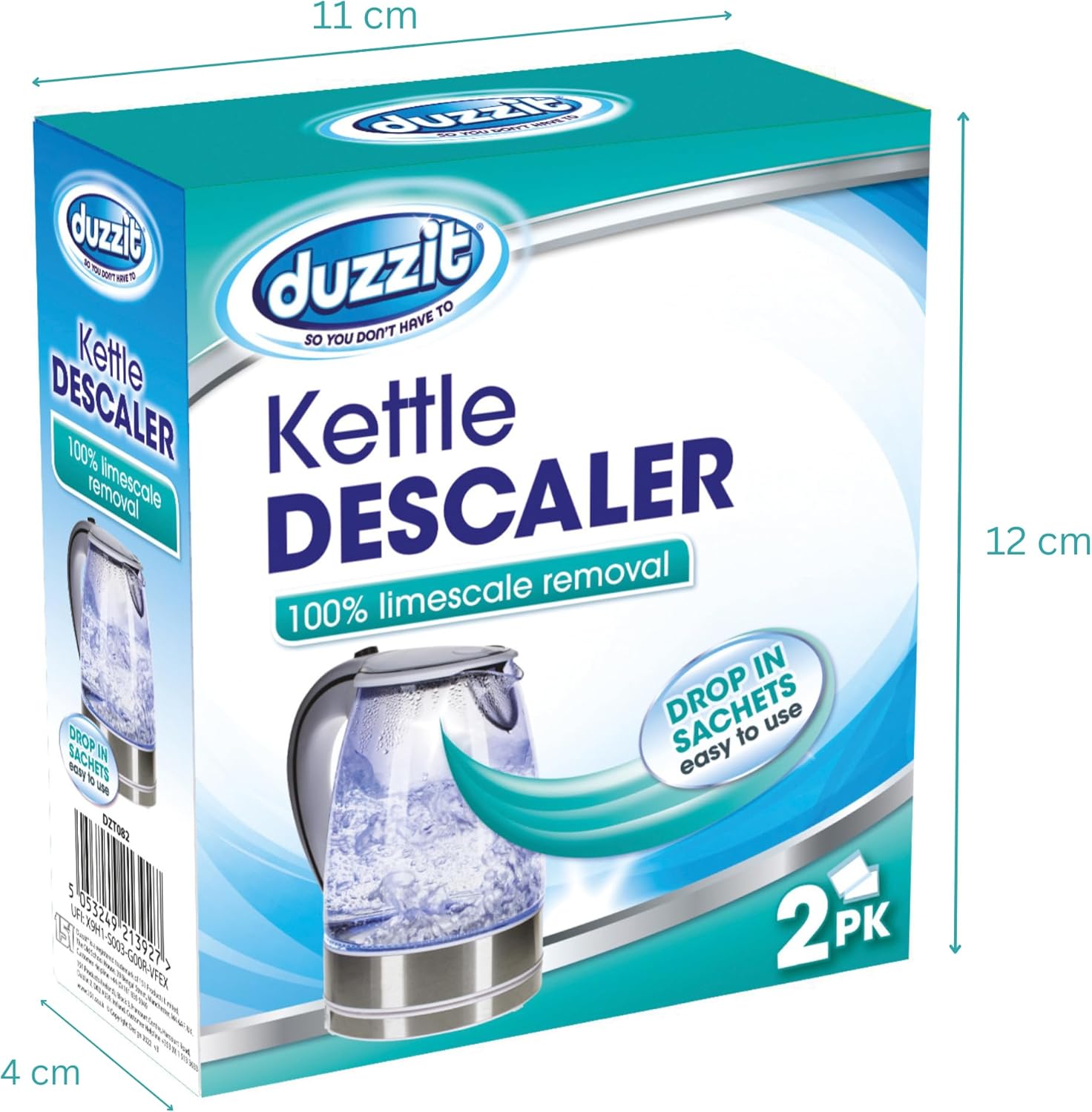 Duzzit Kettle Descaler Sachets Blue Pack Of 2