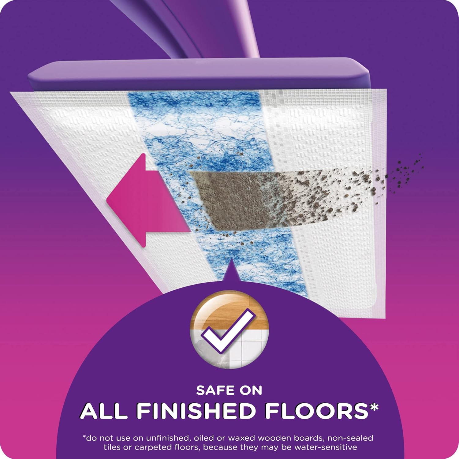 Swiffer WetJet Heavy Duty Mopping Pads Refill Pack of 4