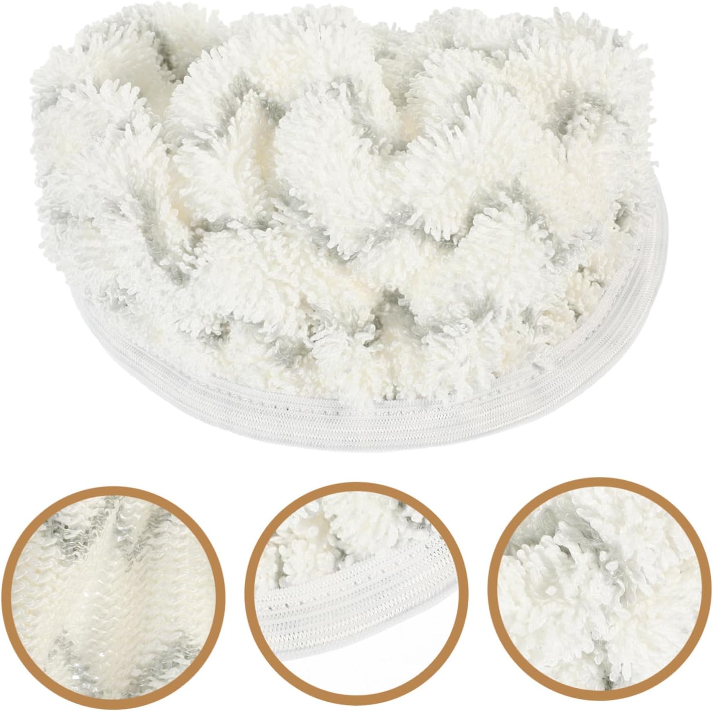 Ipetboom 2pcs Mop Refill Covers Microfiber Pads for Hardwood Tile Marble Cleaning
