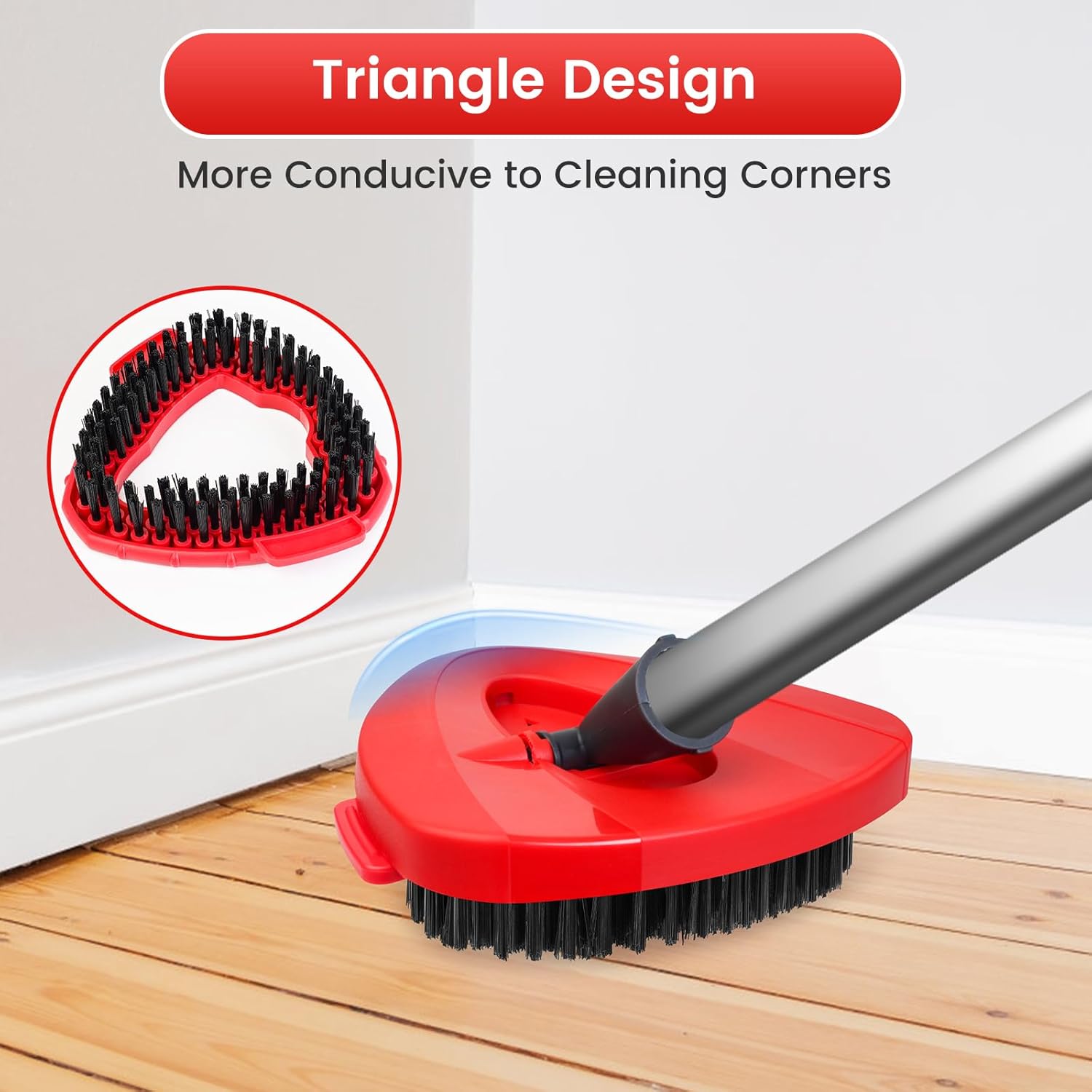 OZISI Scrub Brush Replacement Head for Oceda 1-Tank Spin Mop
